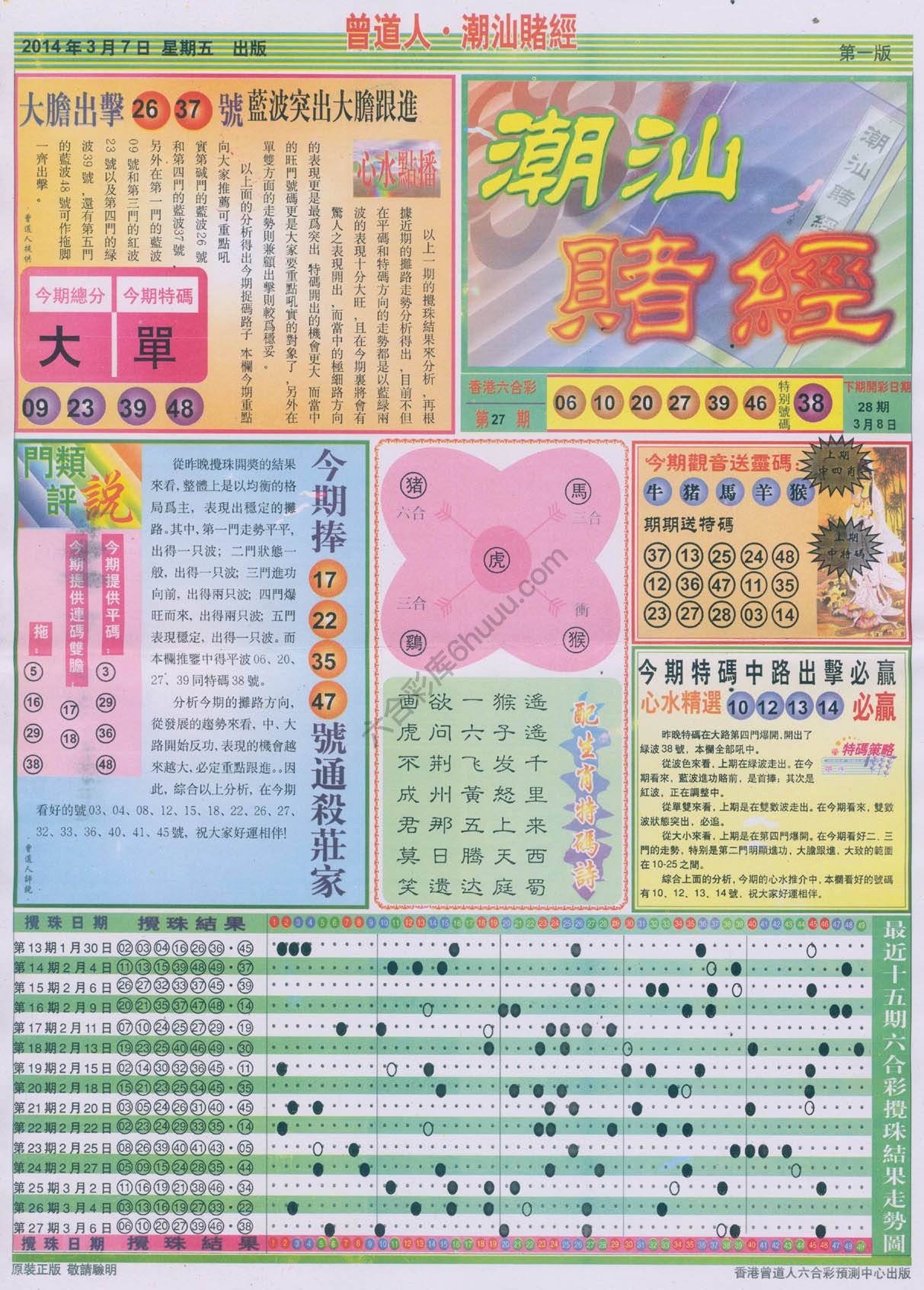 曾道人潮汕赌经