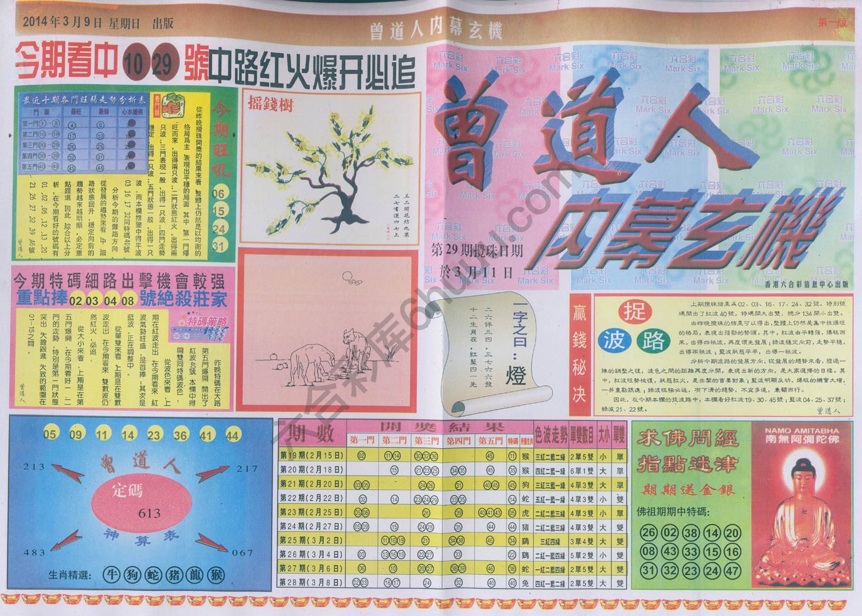 曾道人内幕玄机