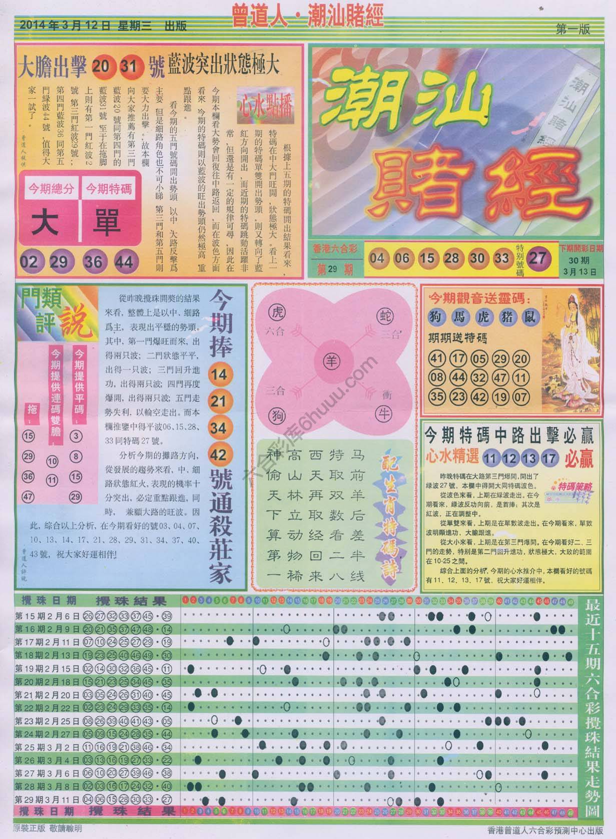 曾道人潮汕赌经