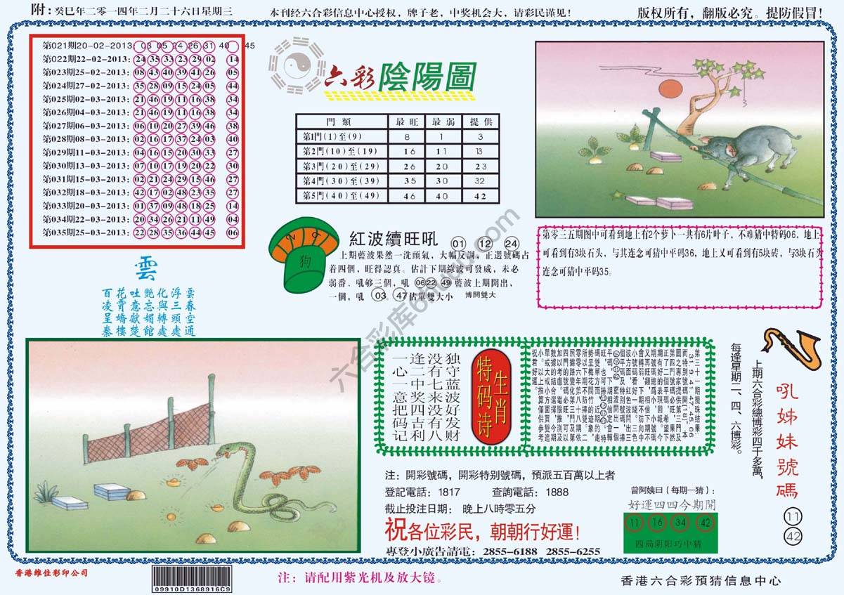 六彩阴阳图