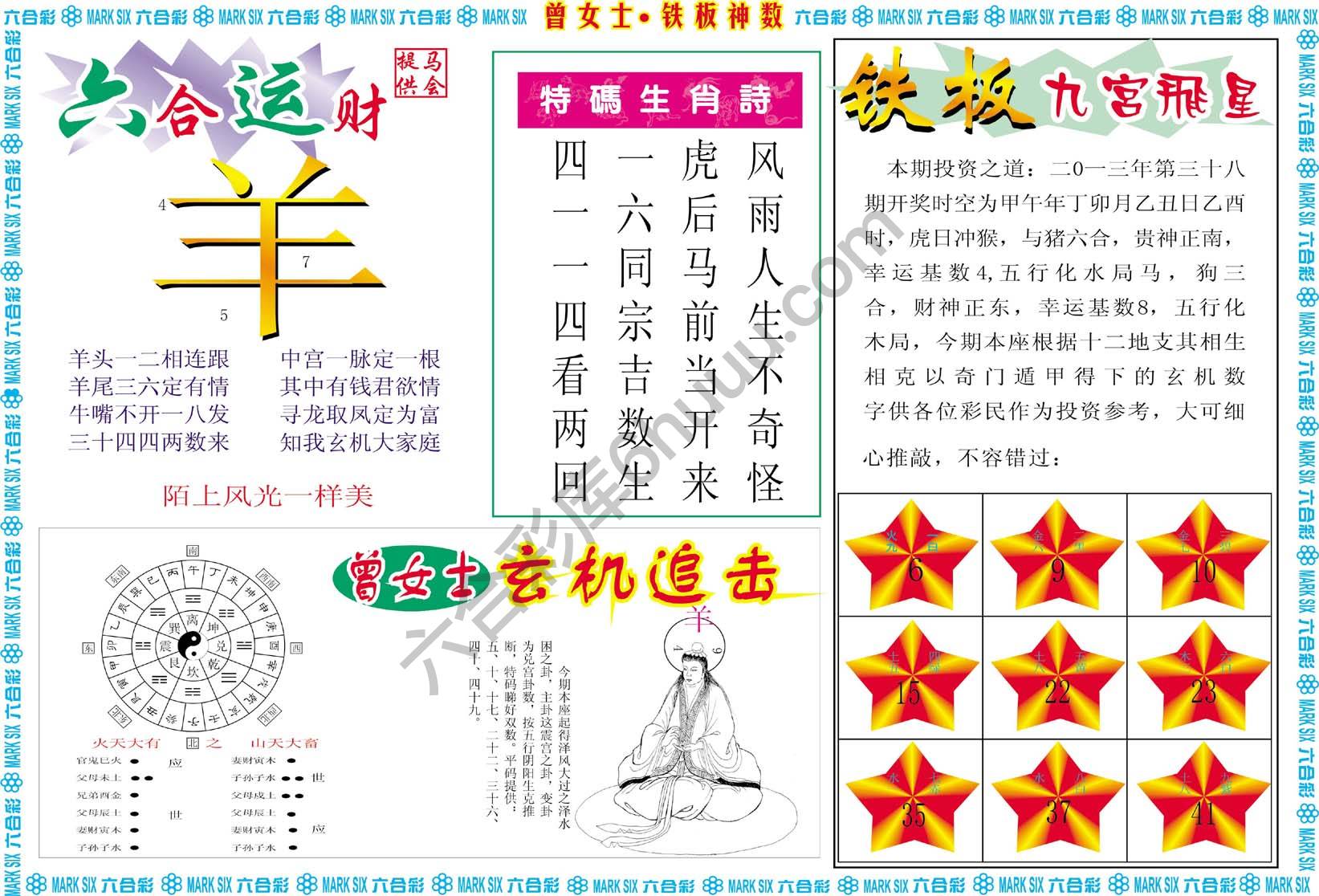 曾女士铁板神数