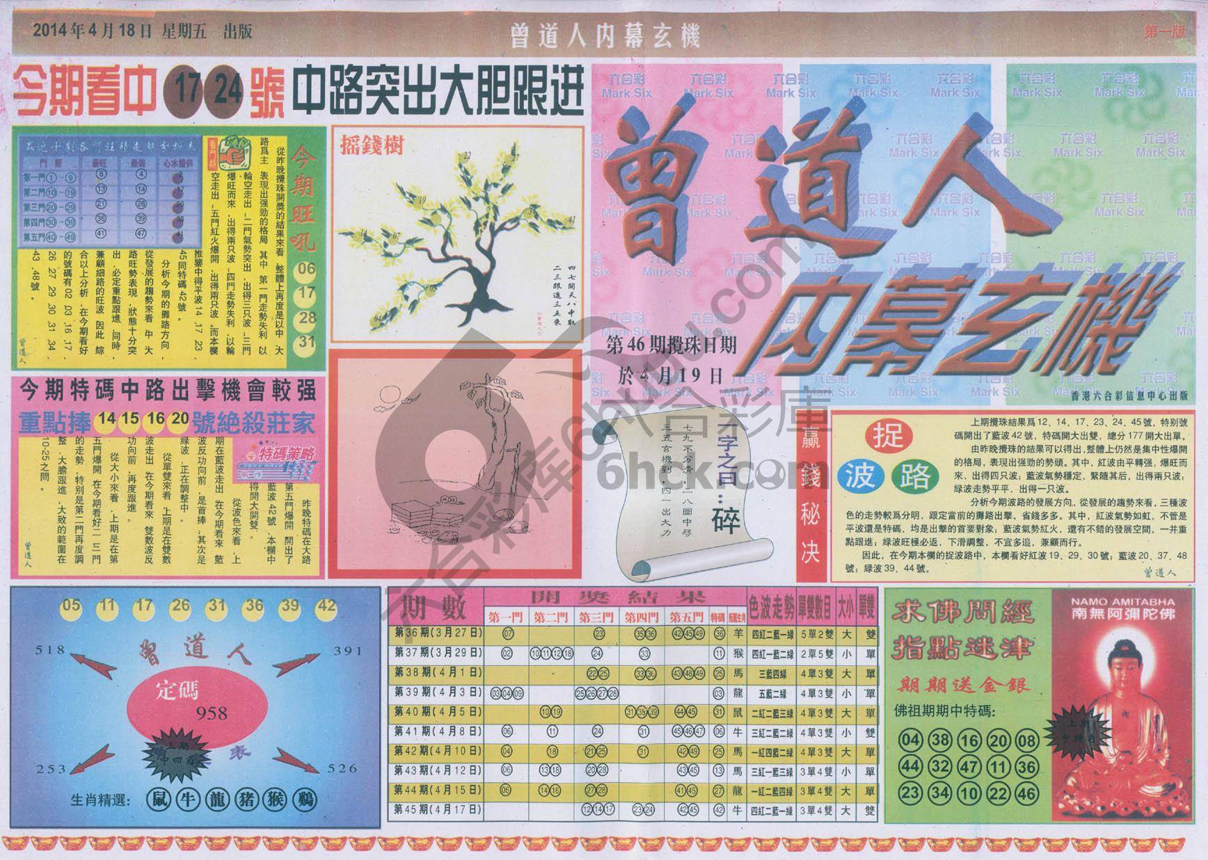 曾道人内幕玄机