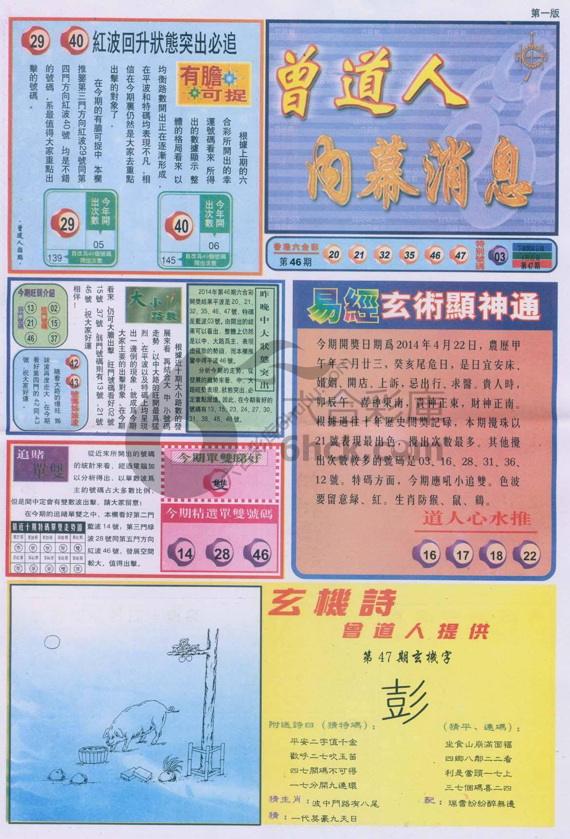 曾道人内幕消息