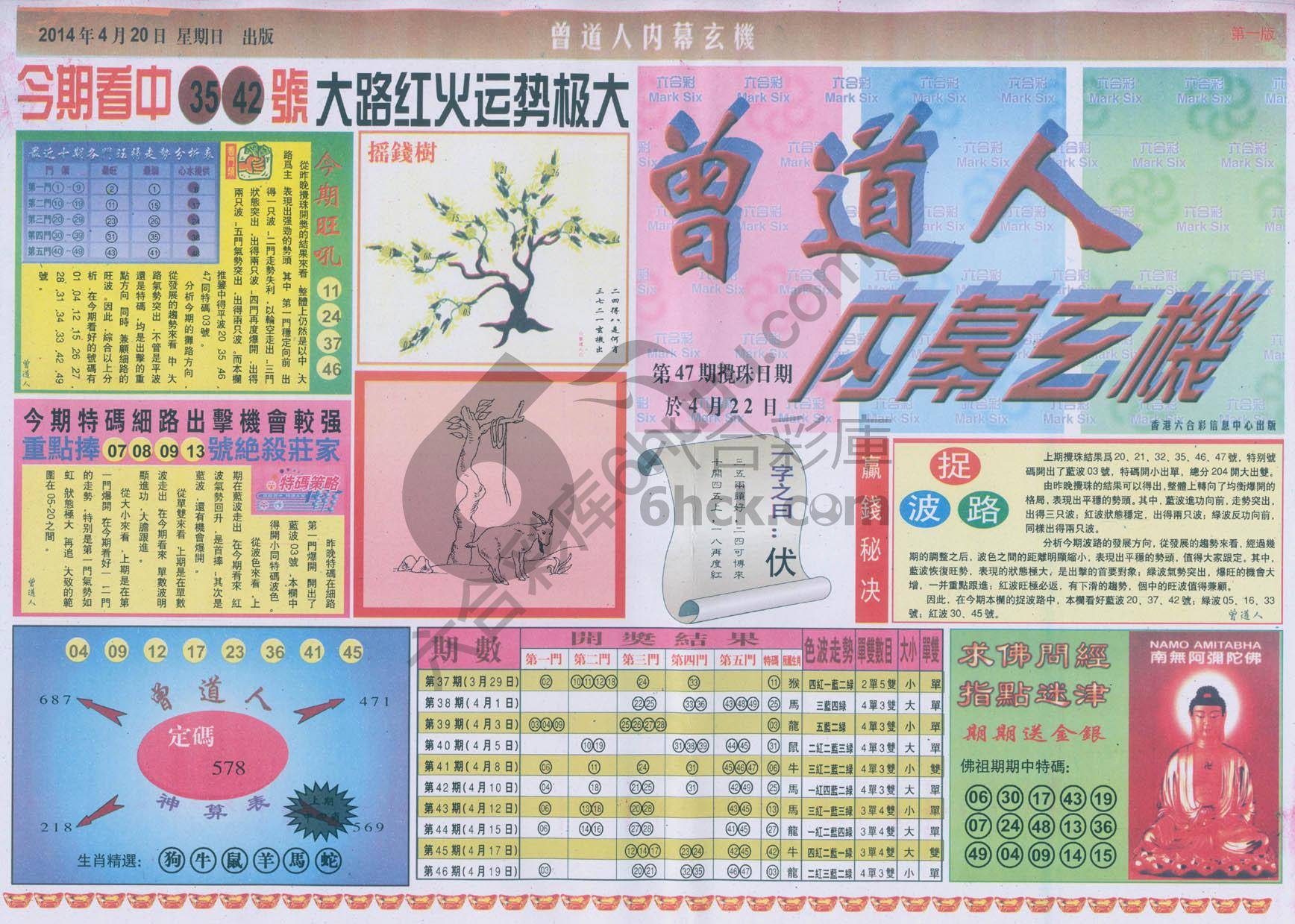 曾道人内幕玄机