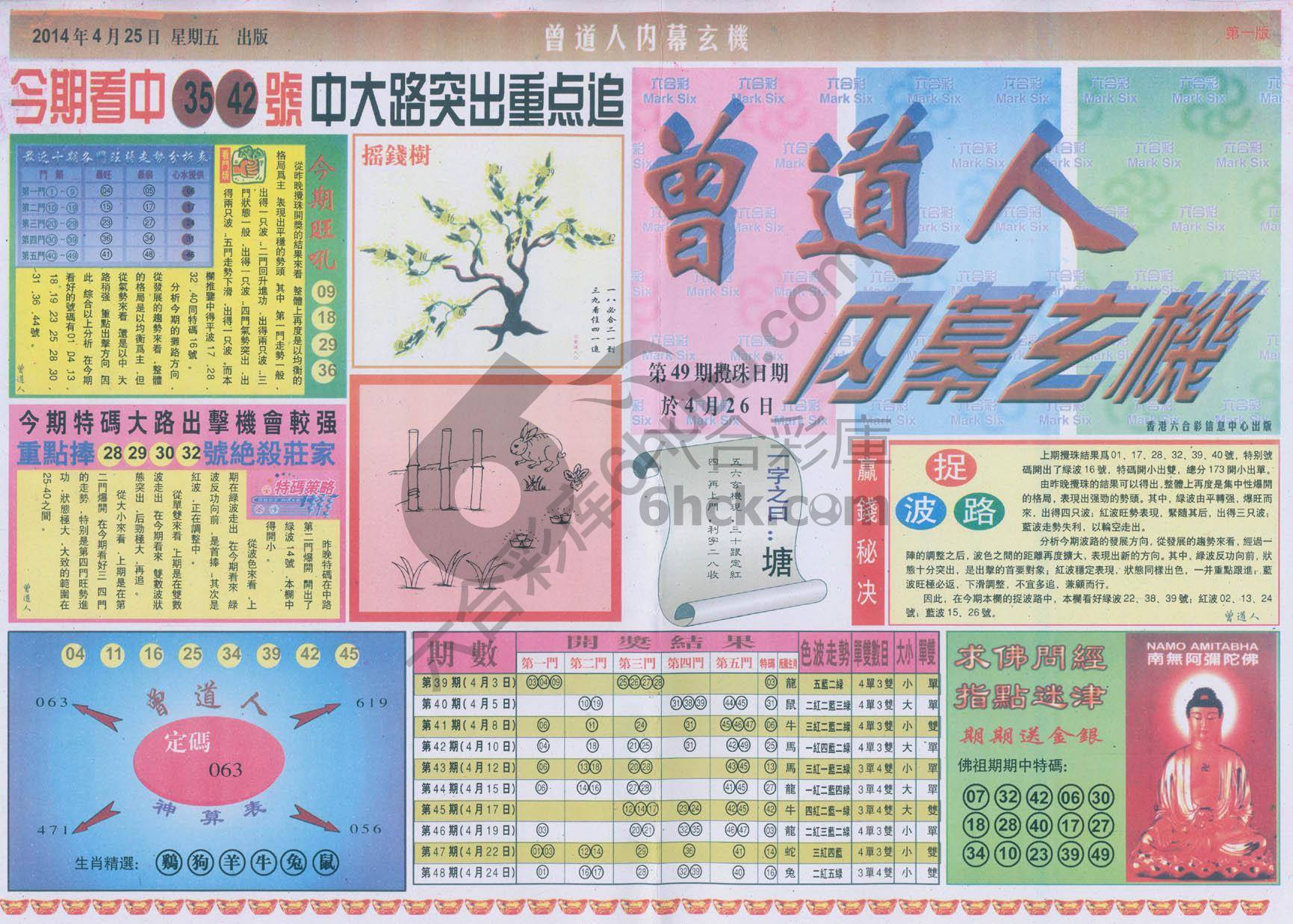 曾道人内幕玄机