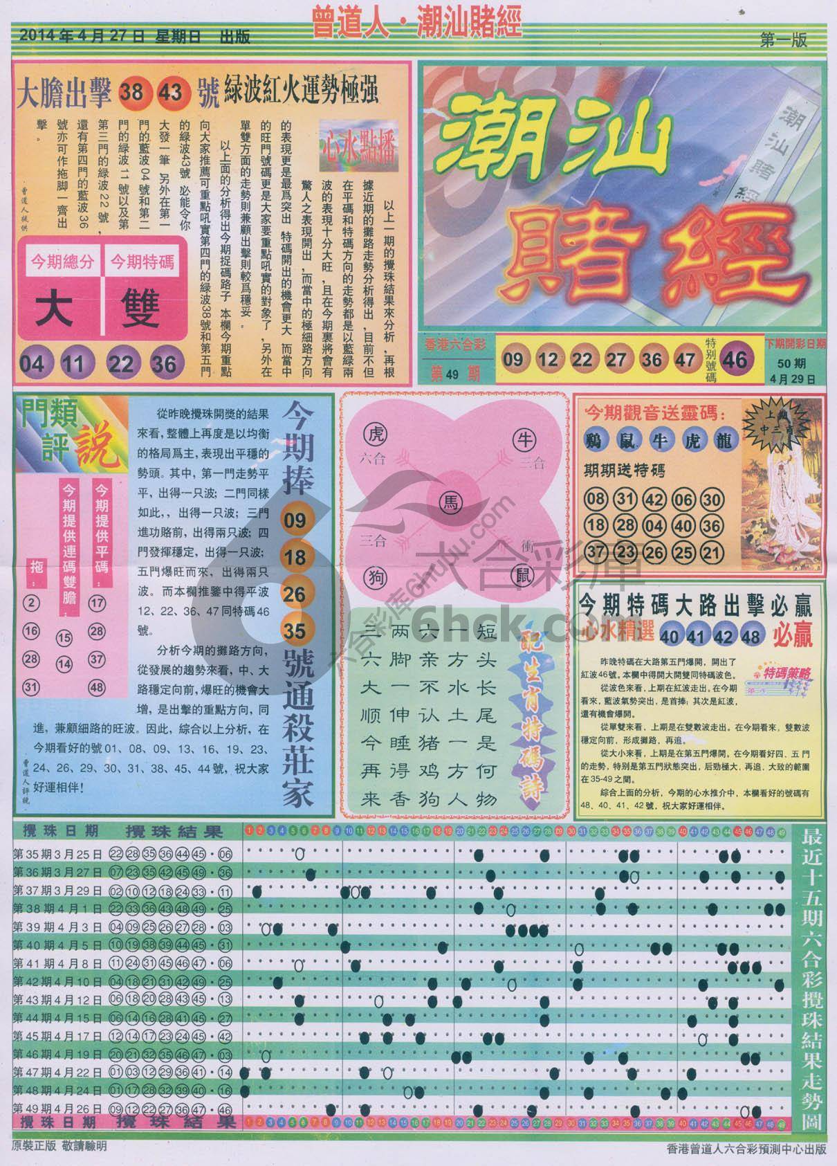 曾道人潮汕赌经
