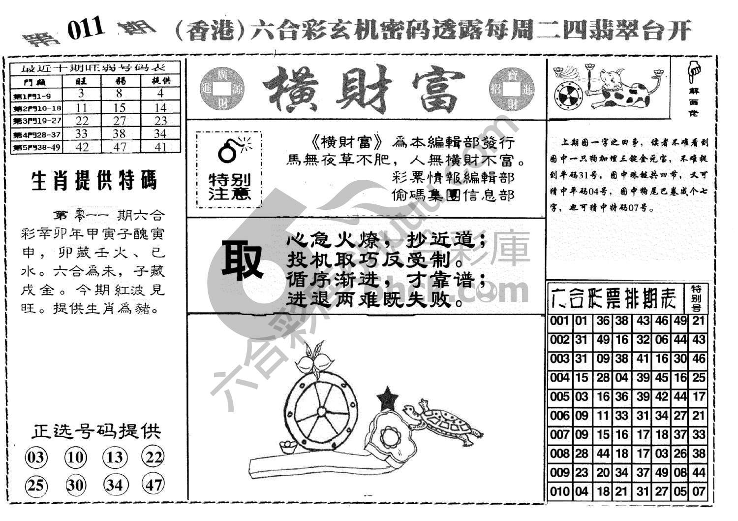 横财富