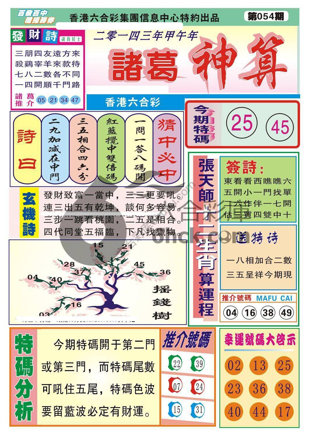 诸葛神算