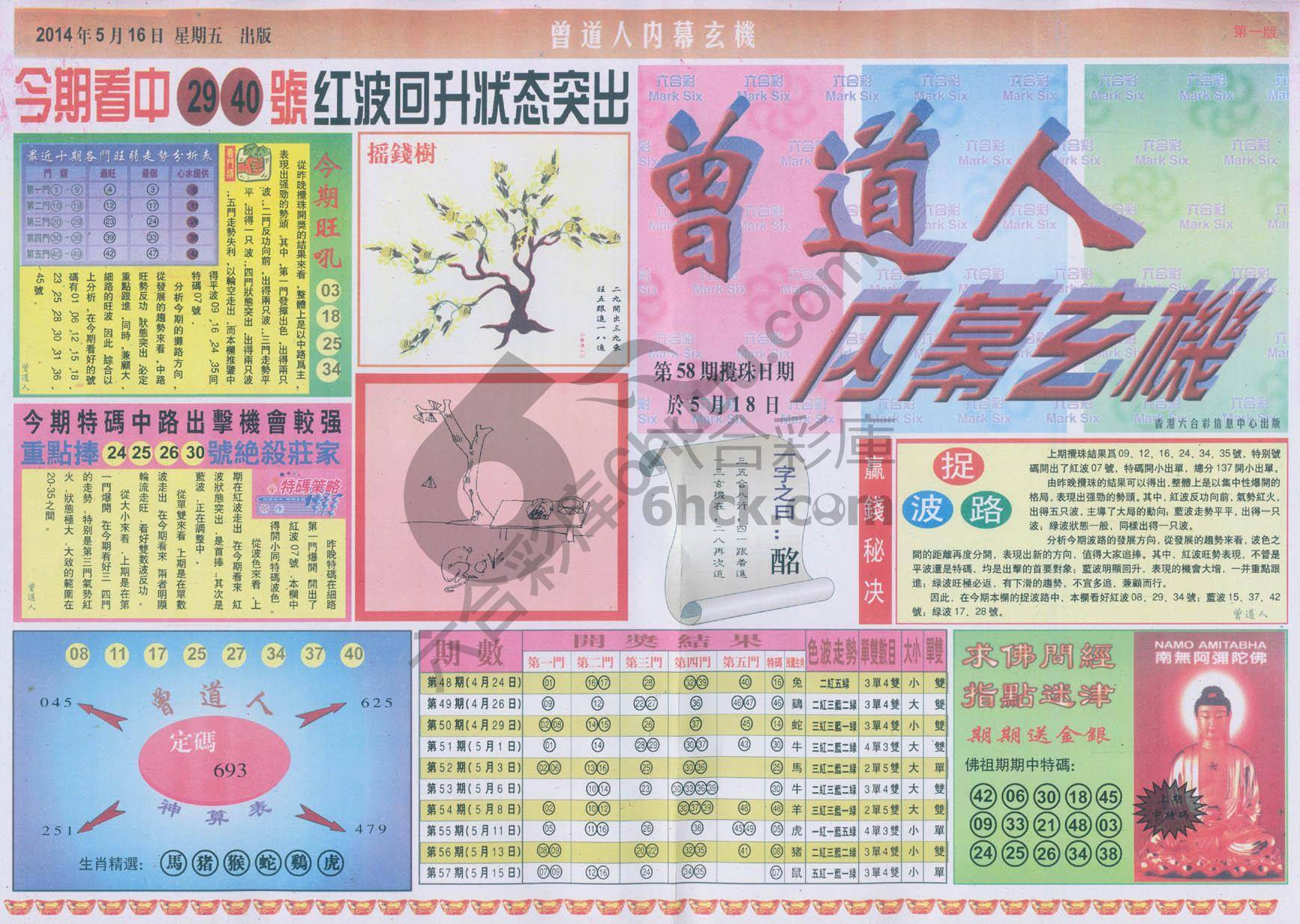 曾道人内幕玄机