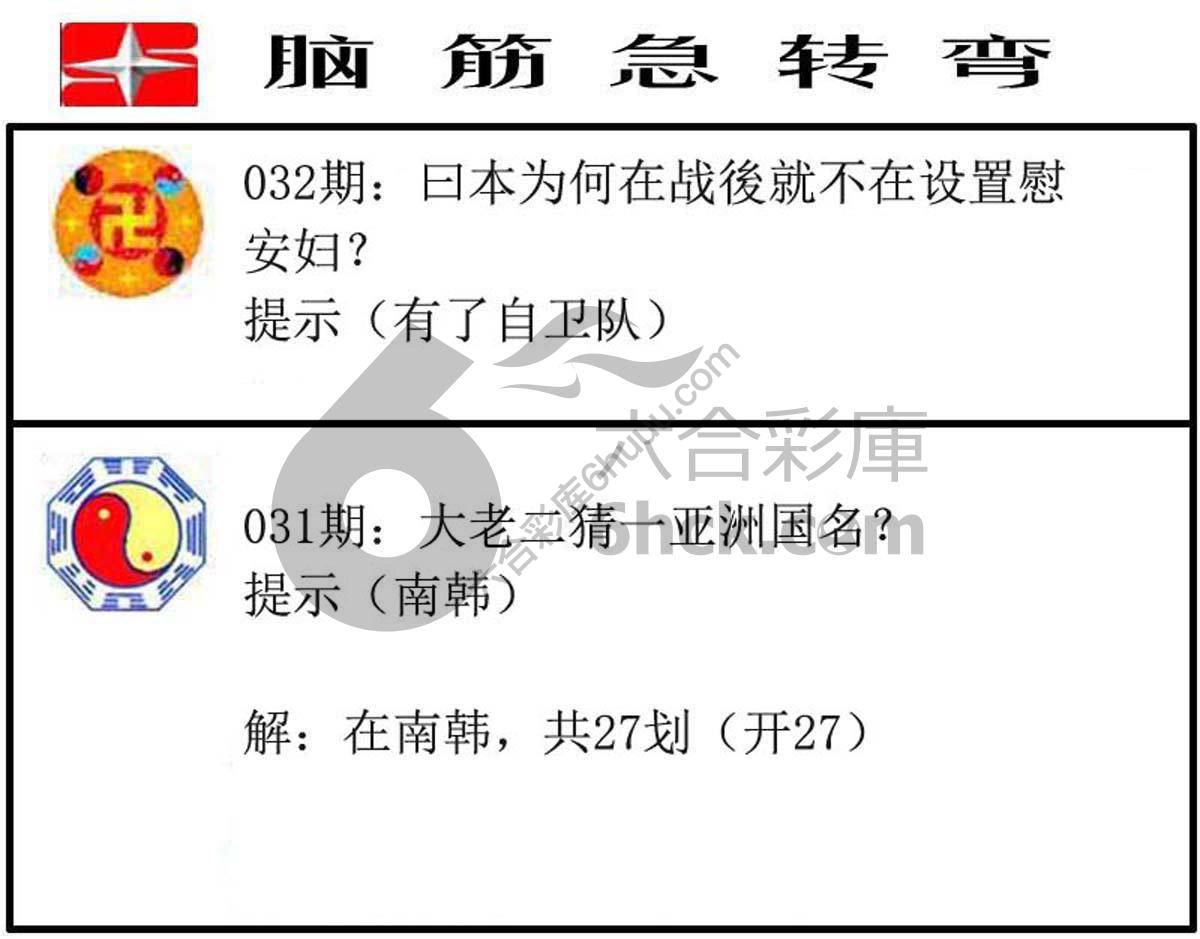 脑筋急转弯