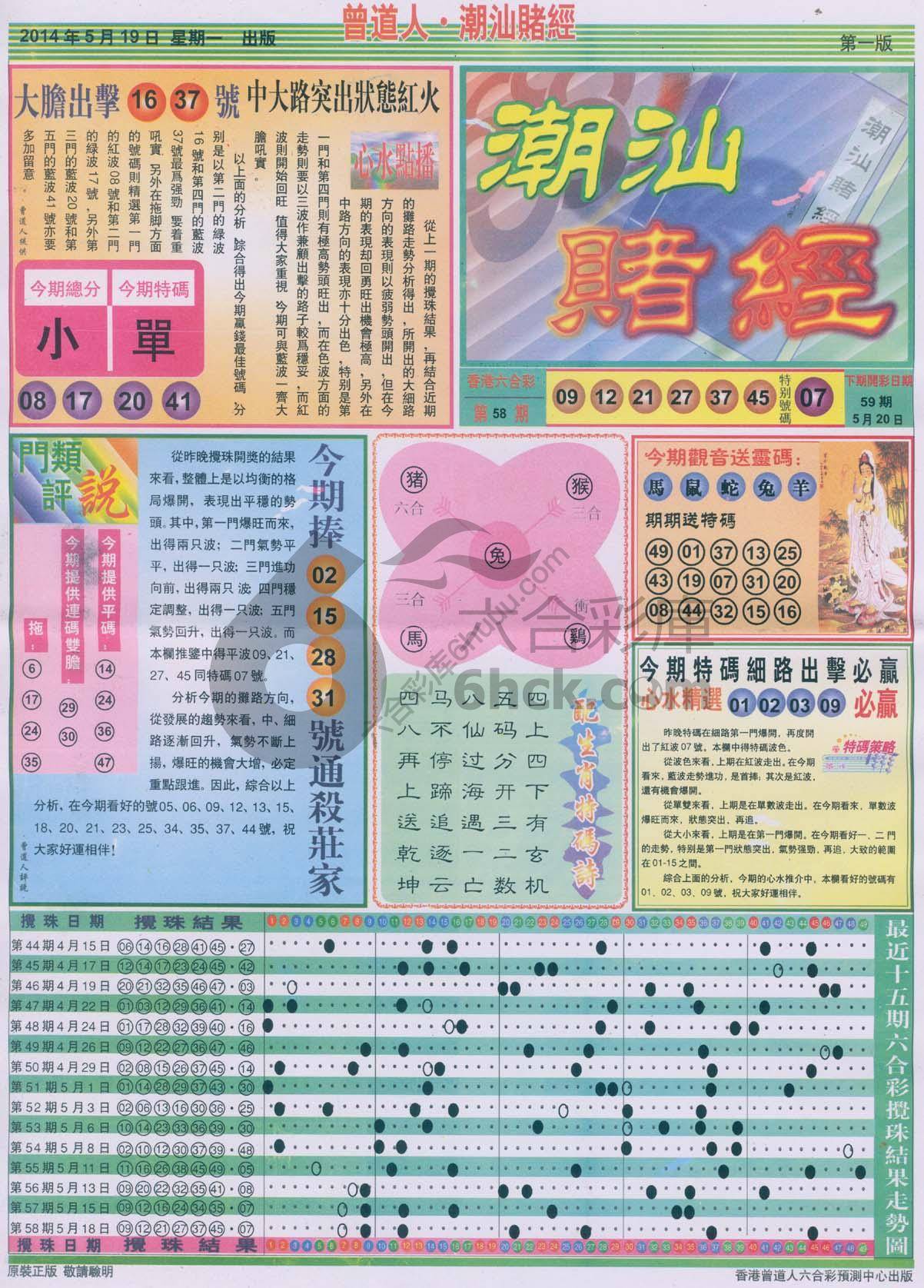 曾道人潮汕赌经