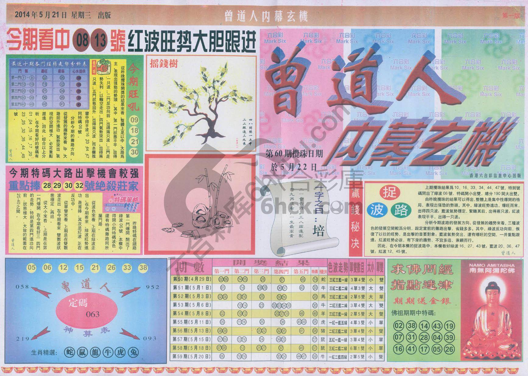 曾道人内幕玄机
