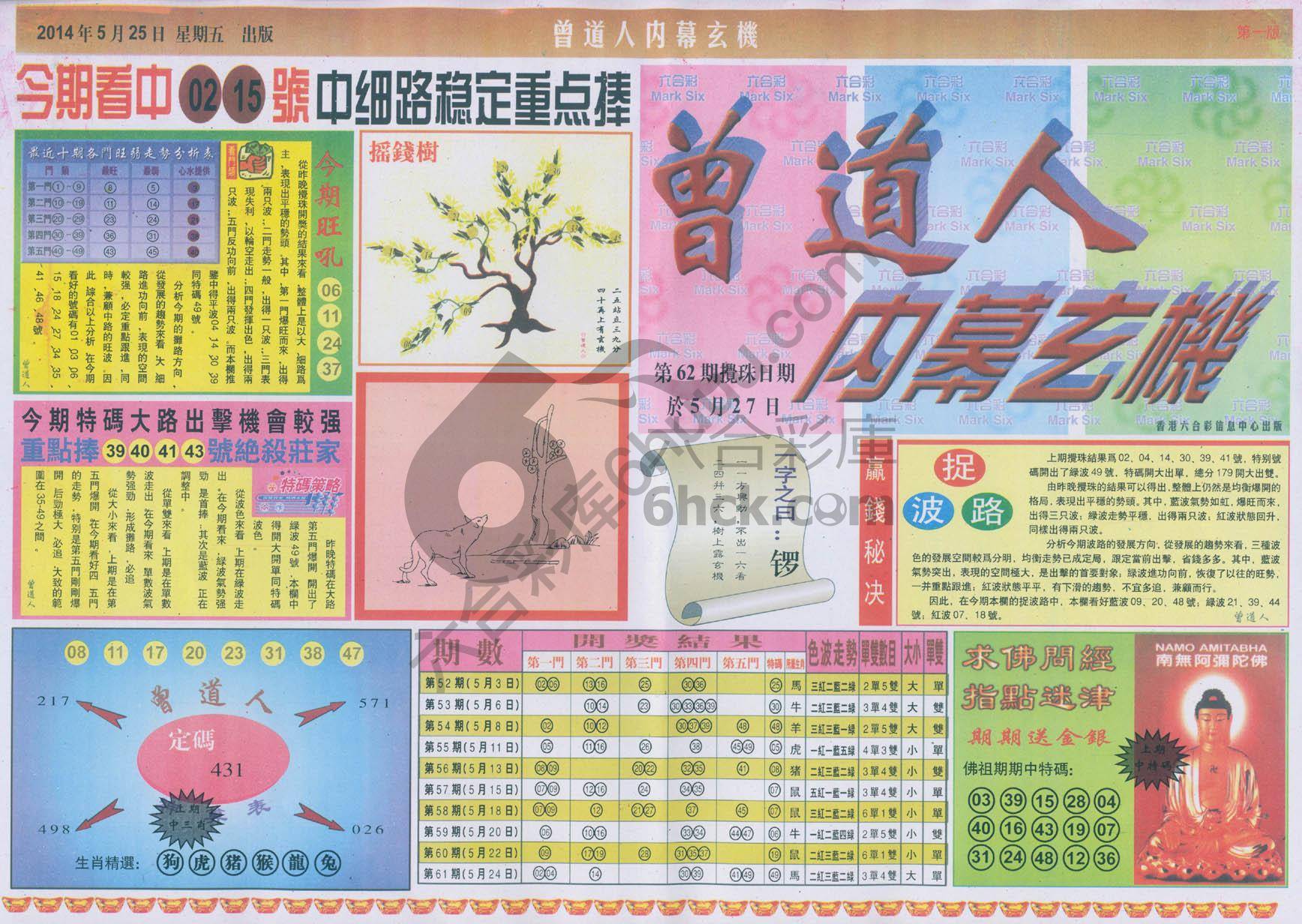 曾道人内幕玄机