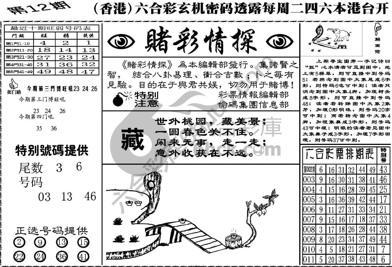 赌彩情探