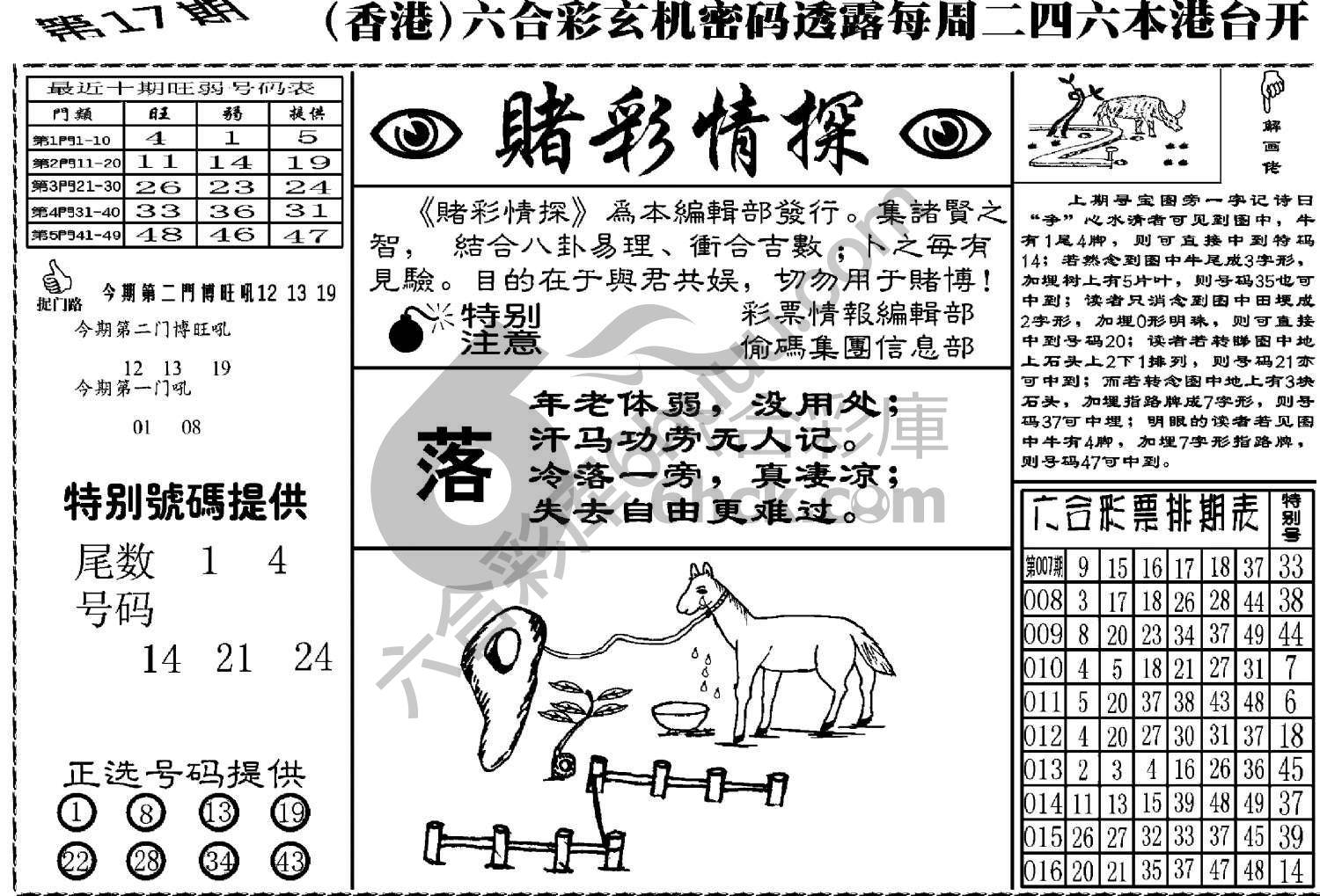 赌彩情探