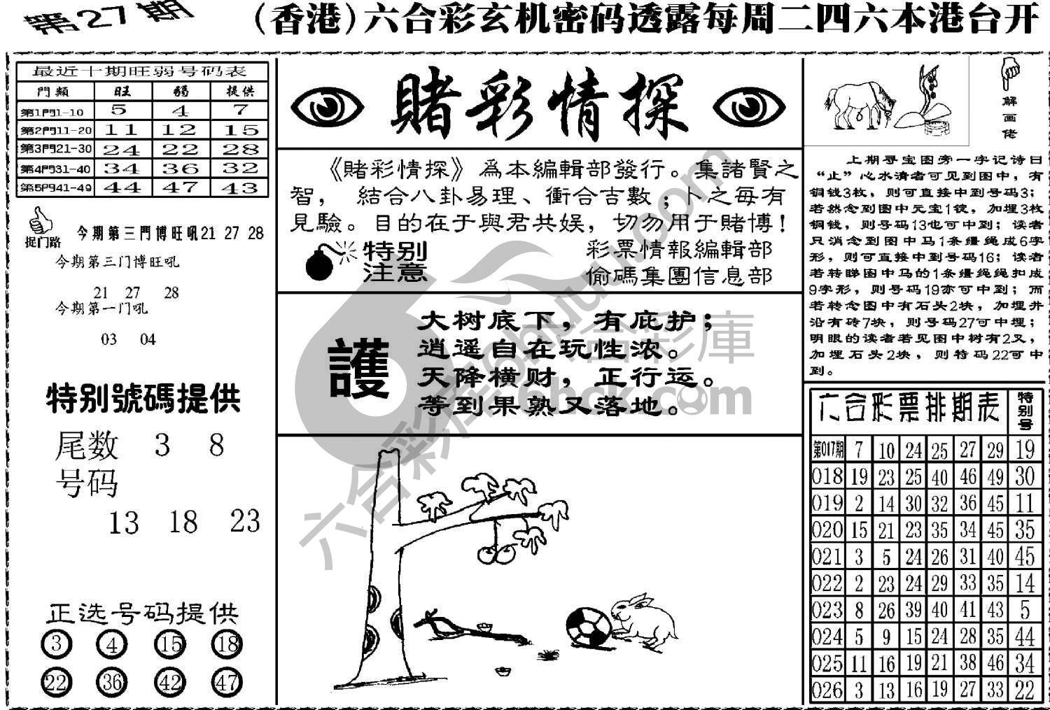 赌彩情探