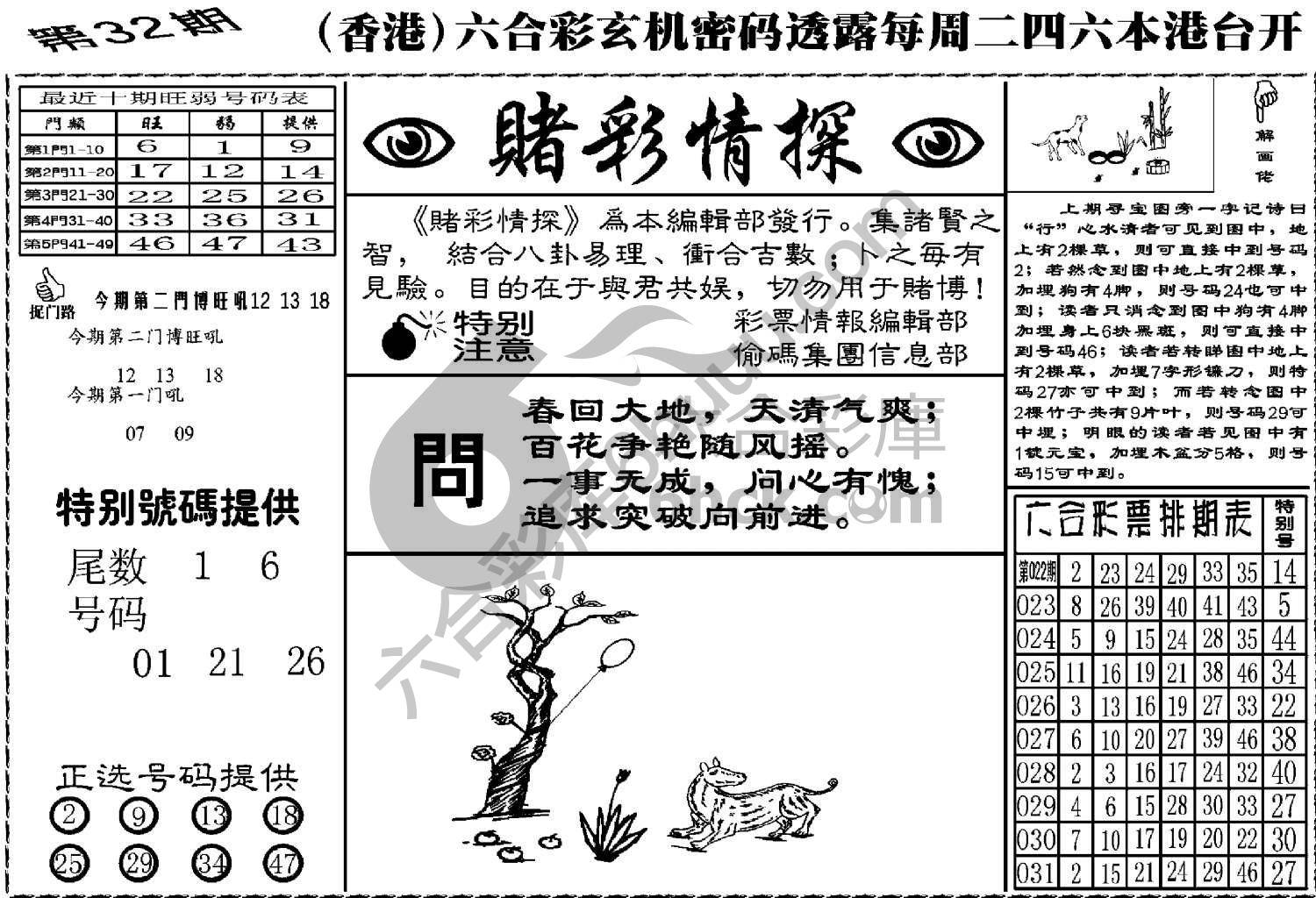 赌彩情探