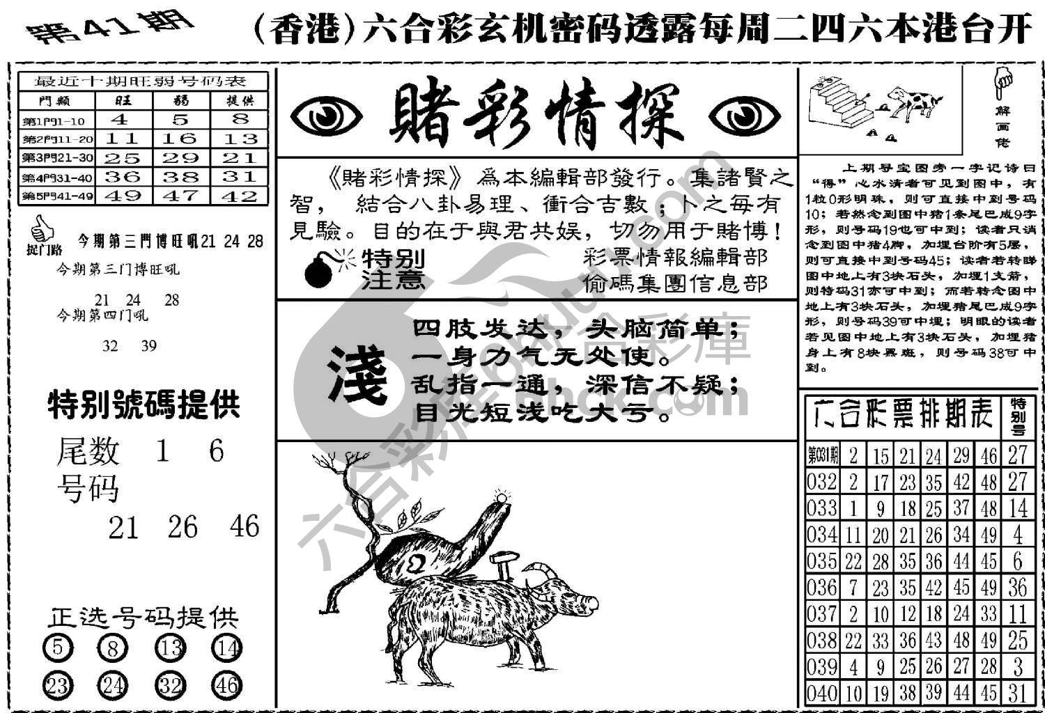 赌彩情探