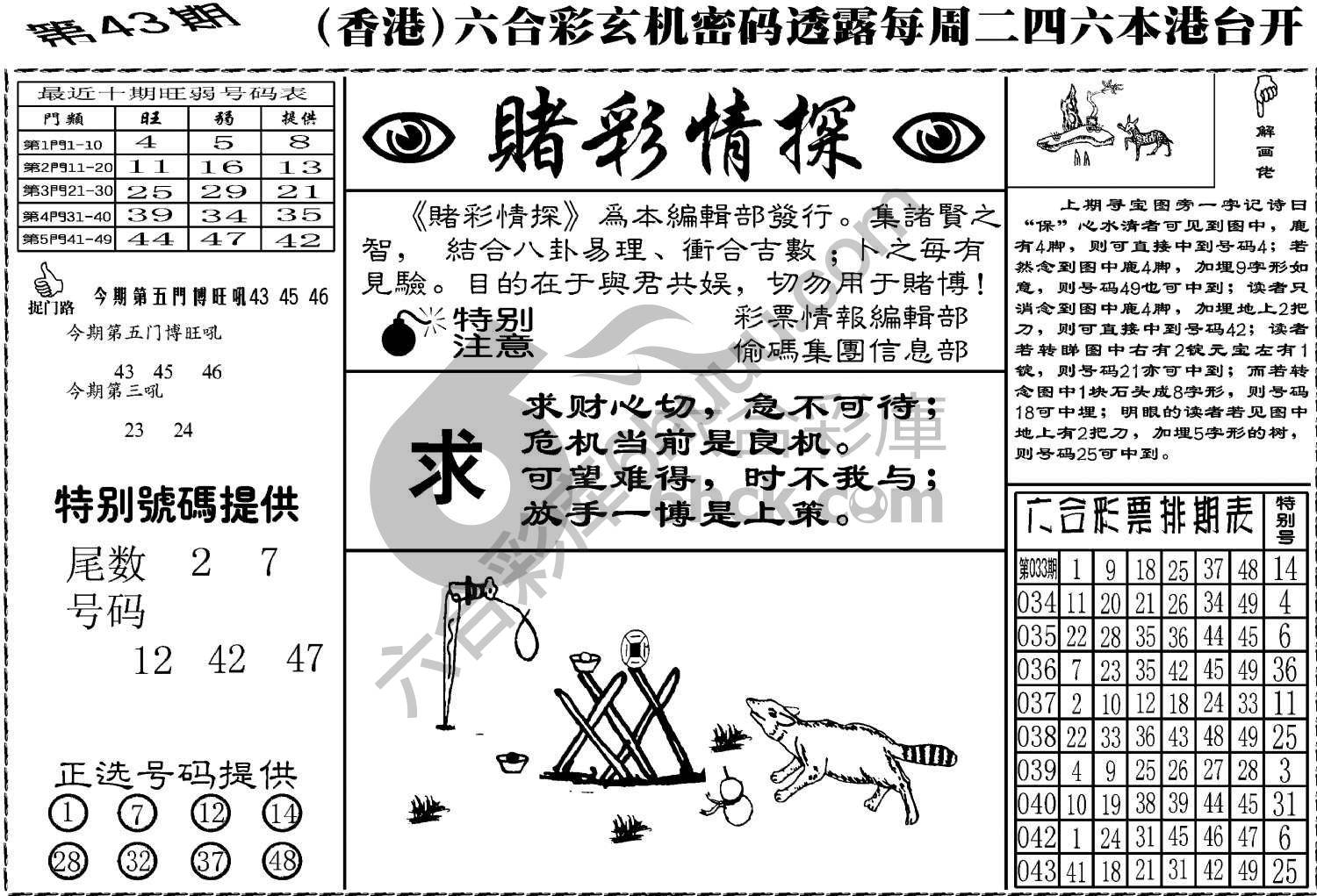 赌彩情探