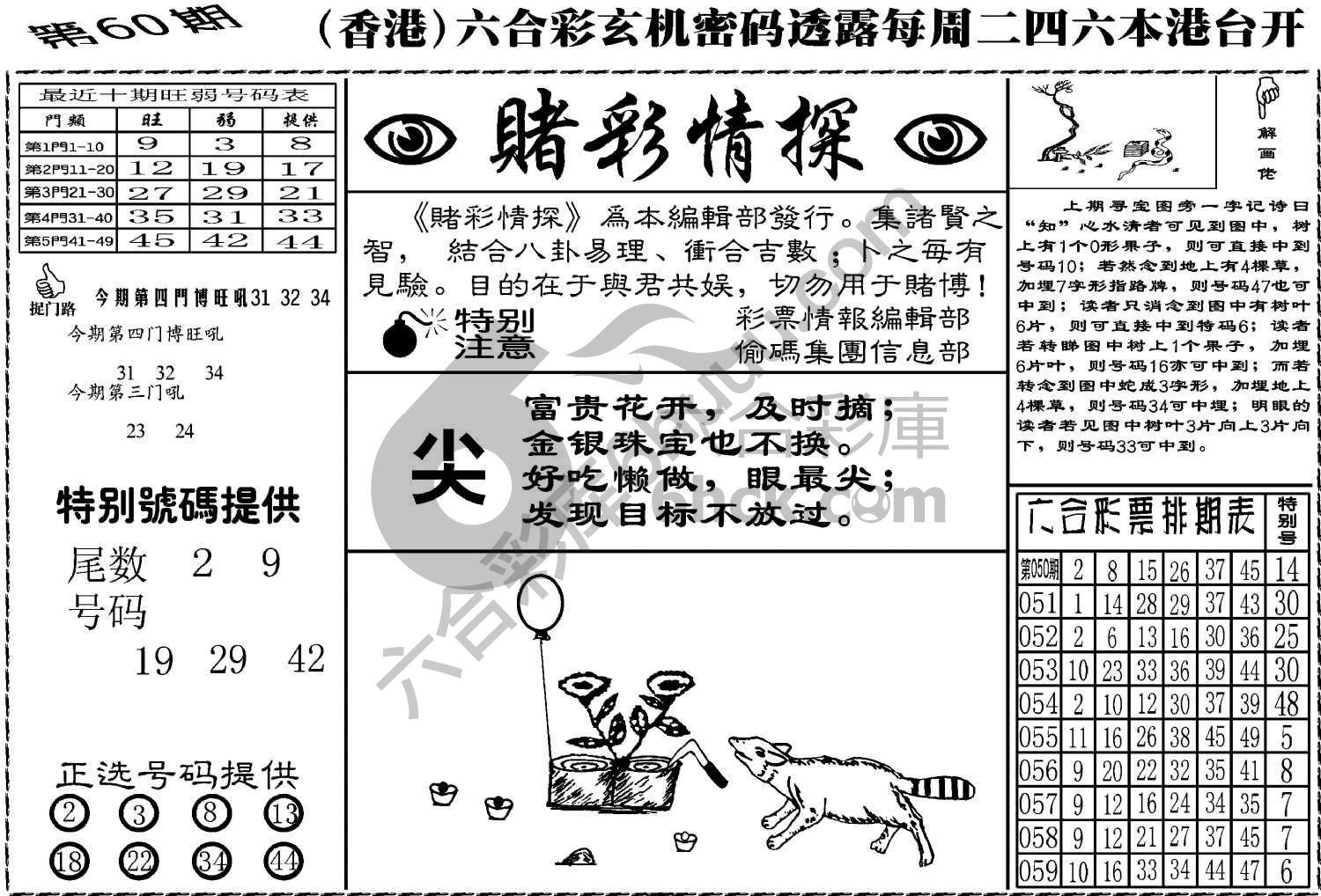 赌彩情探