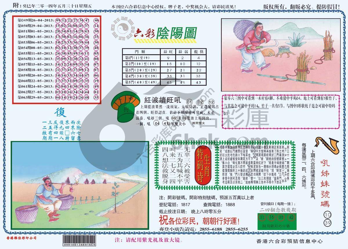 六彩阴阳图