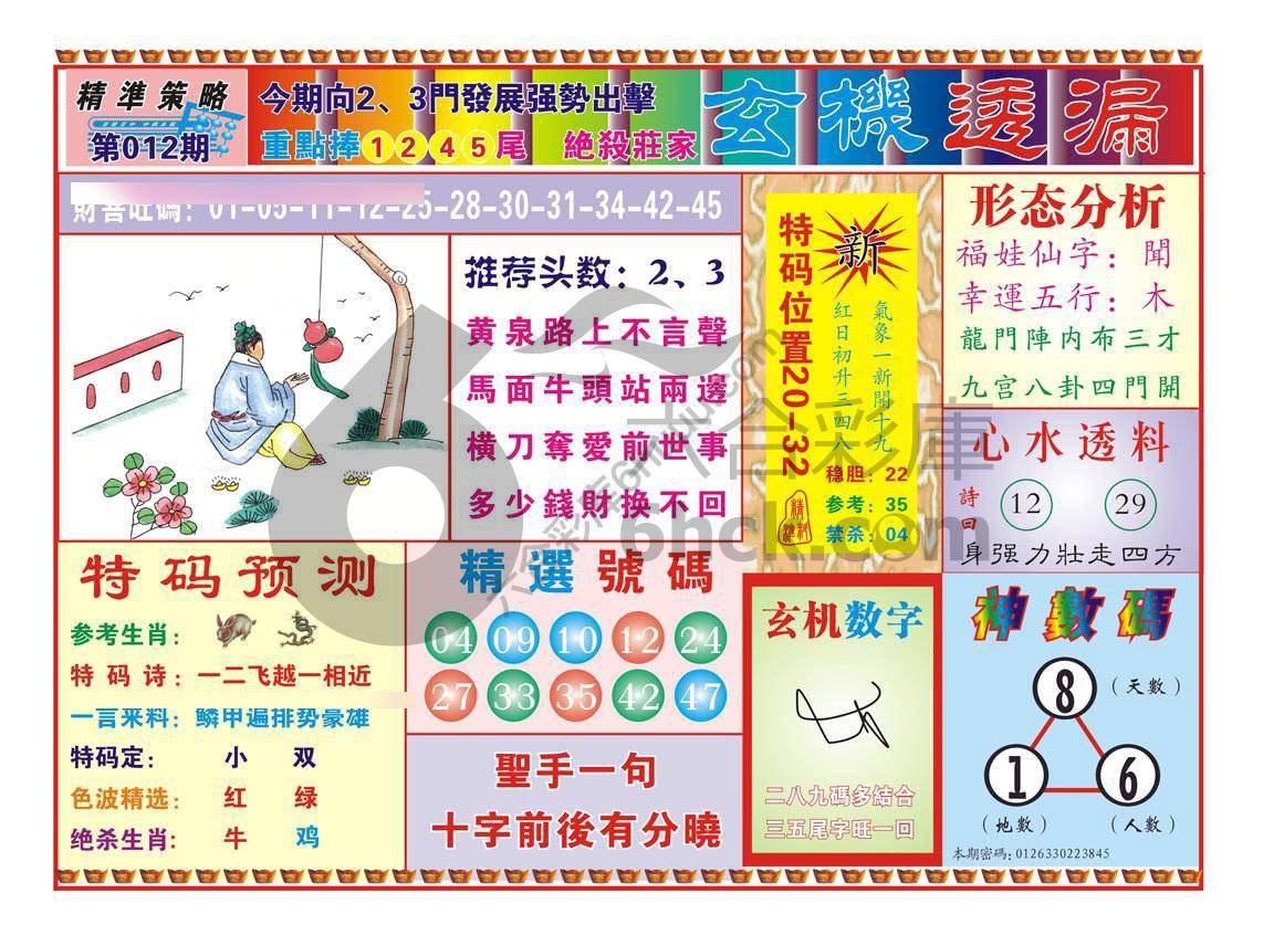 玄机透漏