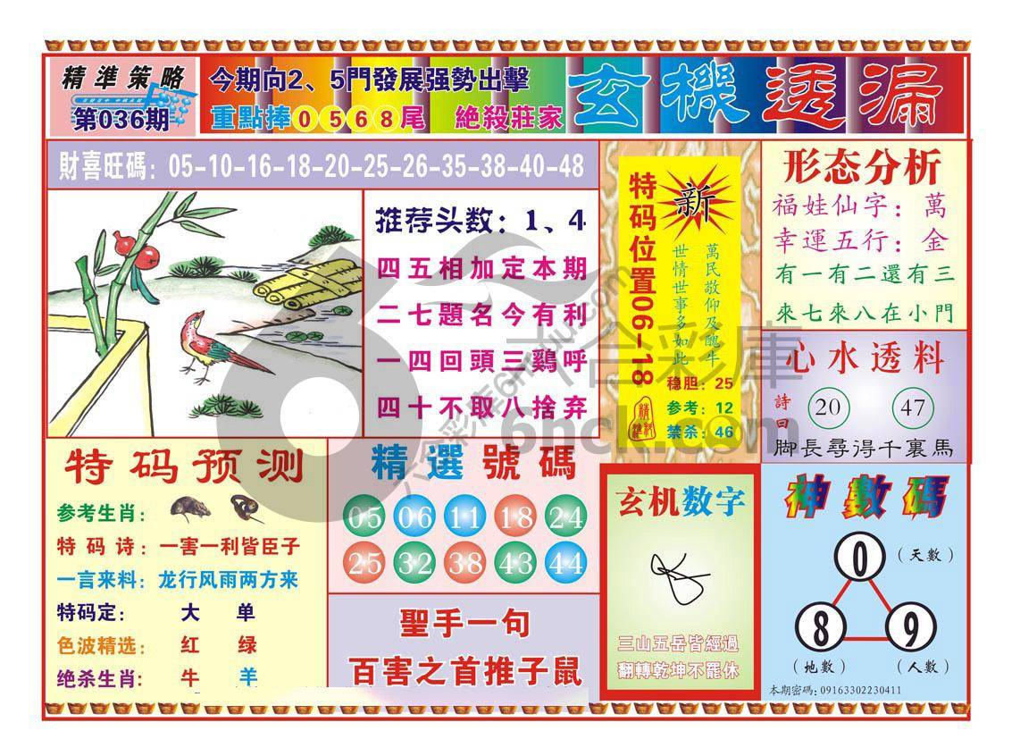 玄机透漏