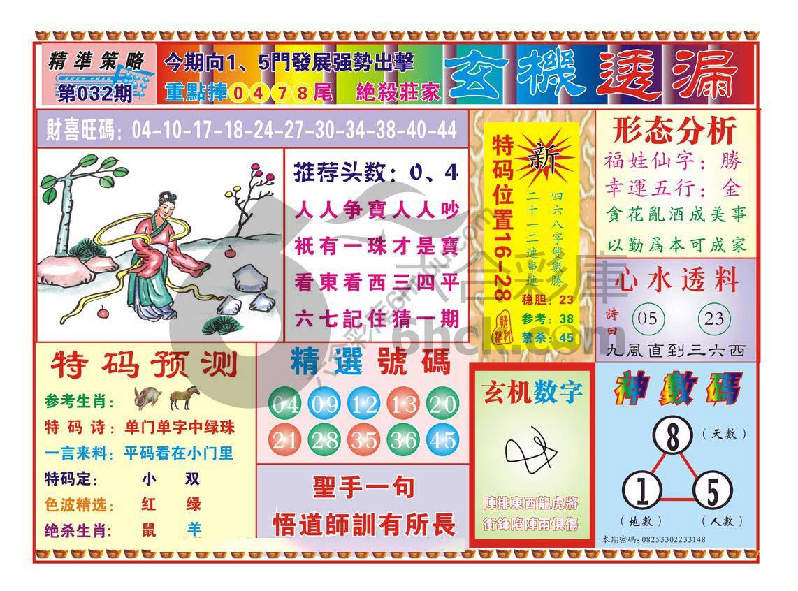 玄机透漏