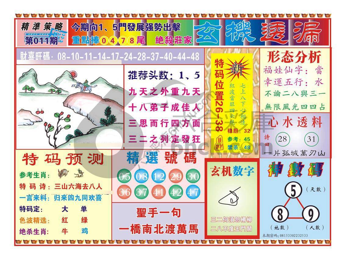 玄机透漏