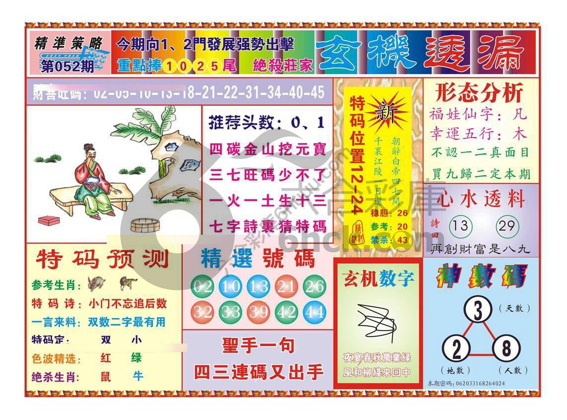 玄机透漏