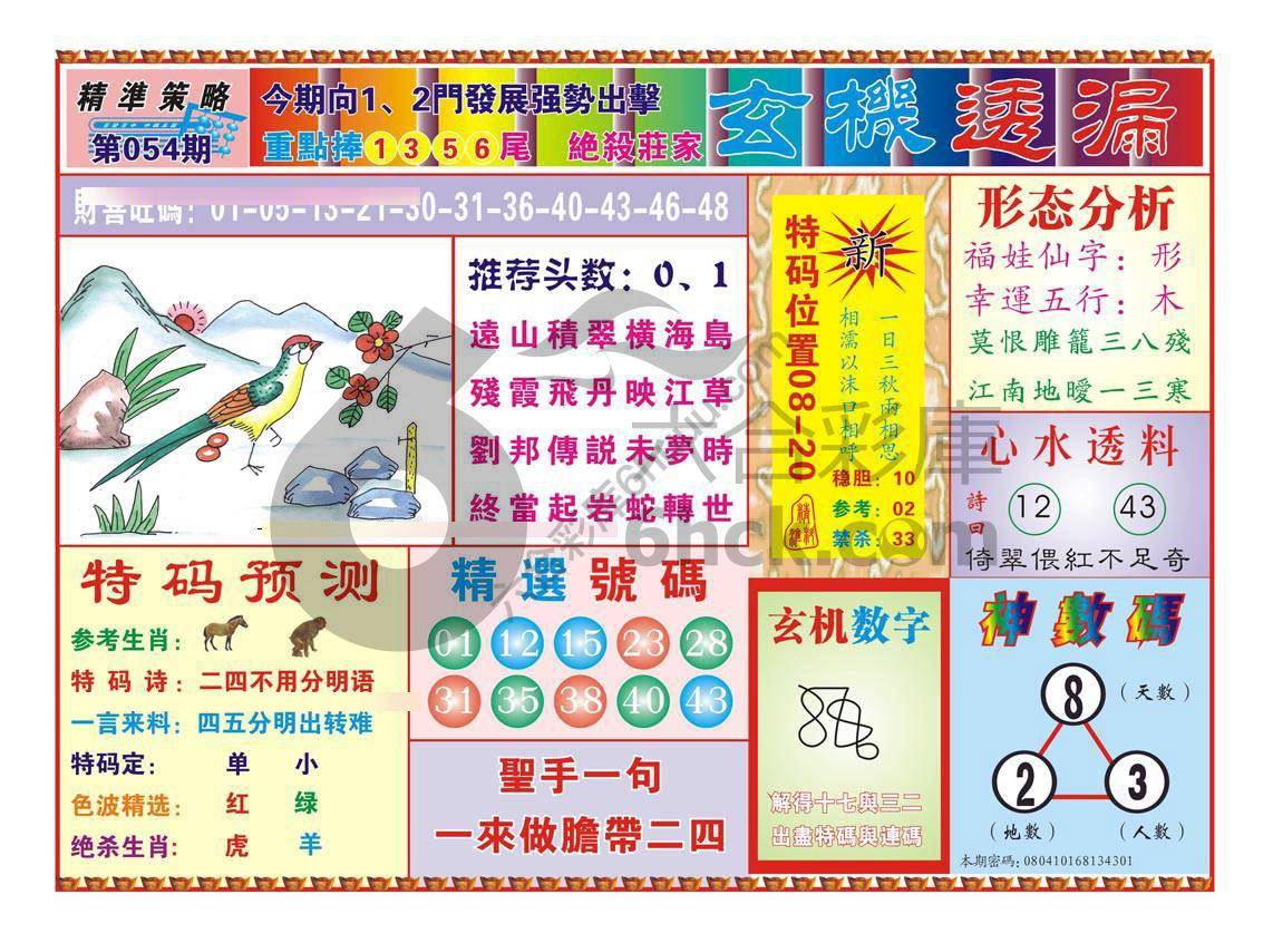 玄机透漏