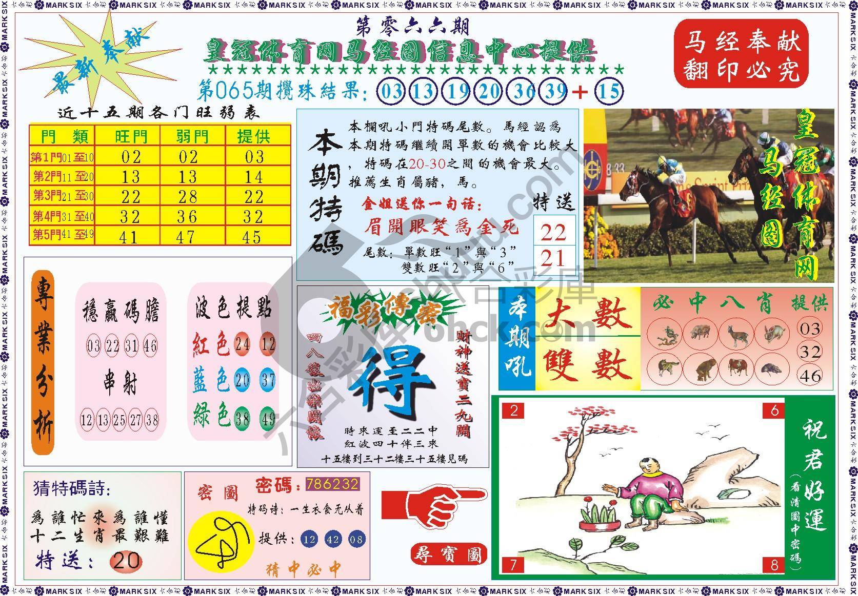 马经图记录