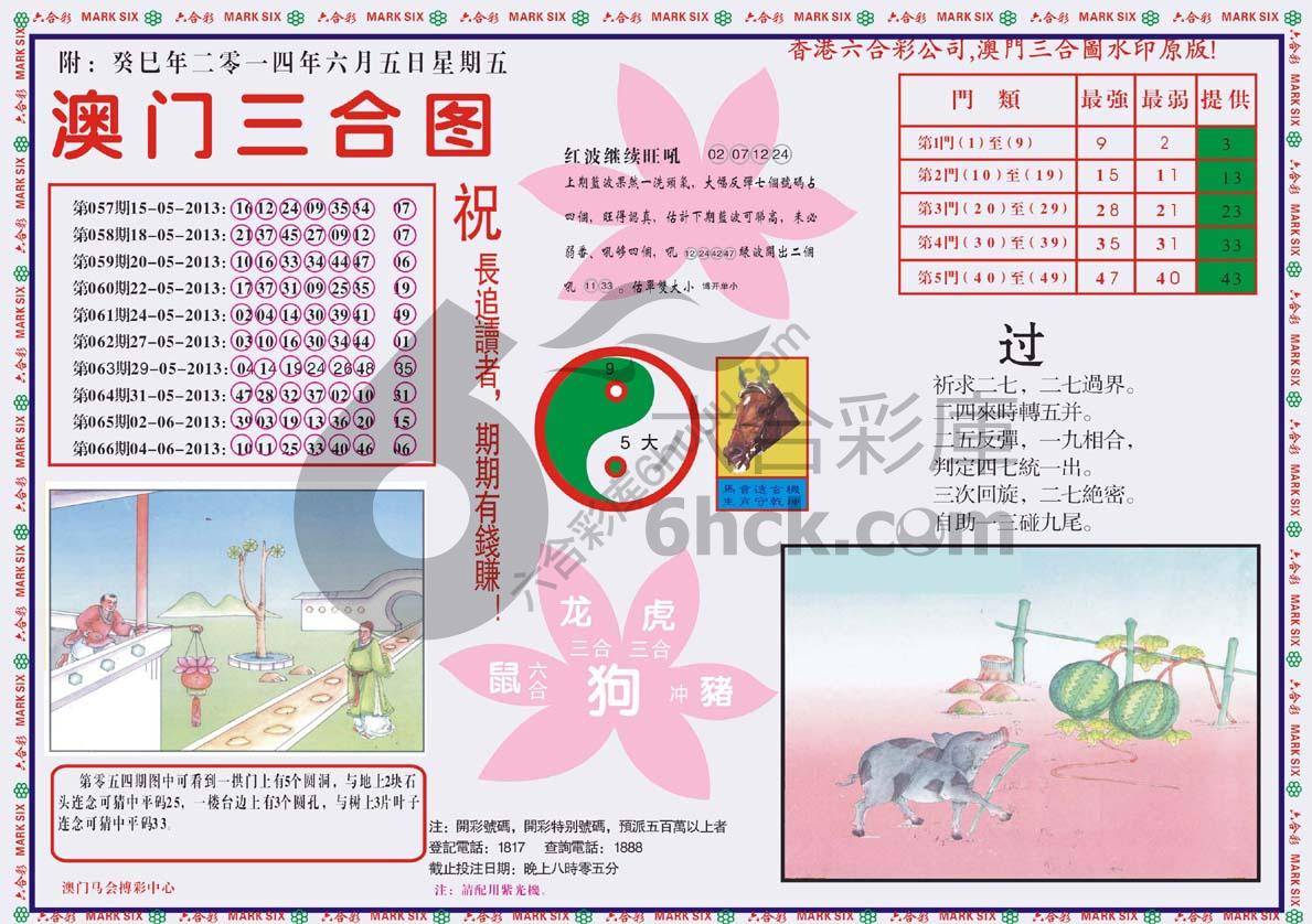 澳门三合图