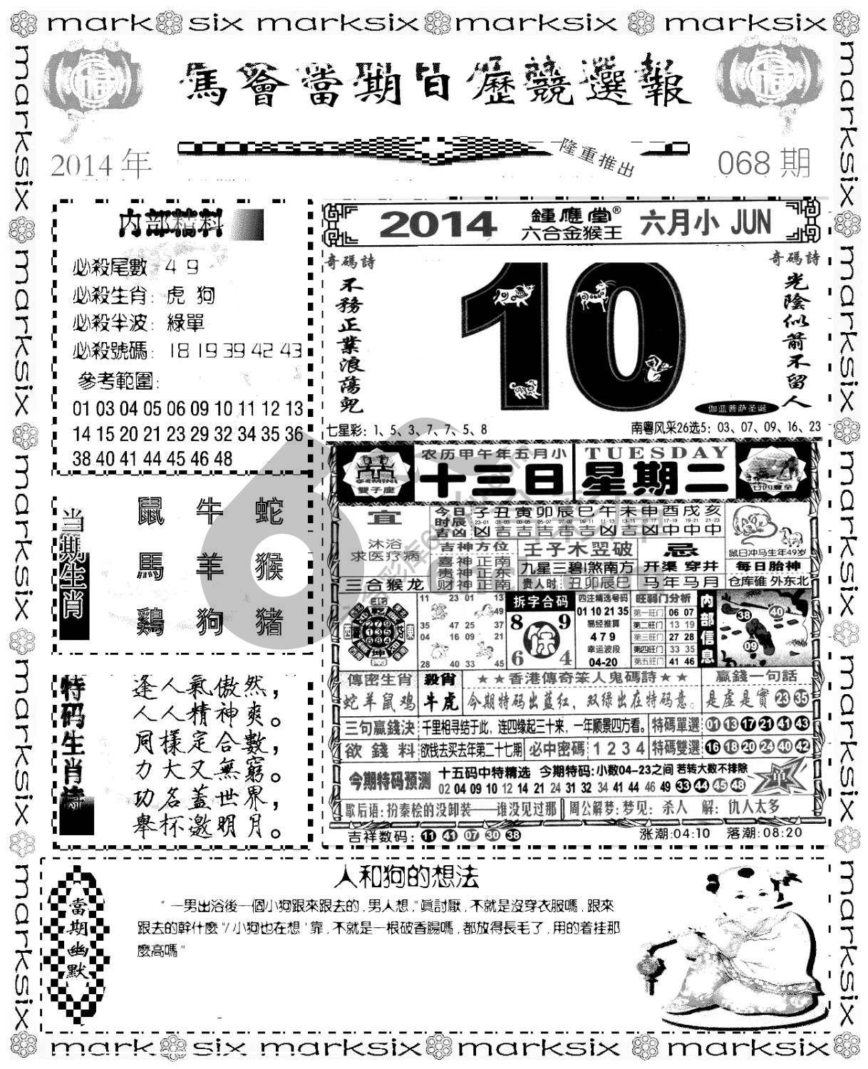 当天报