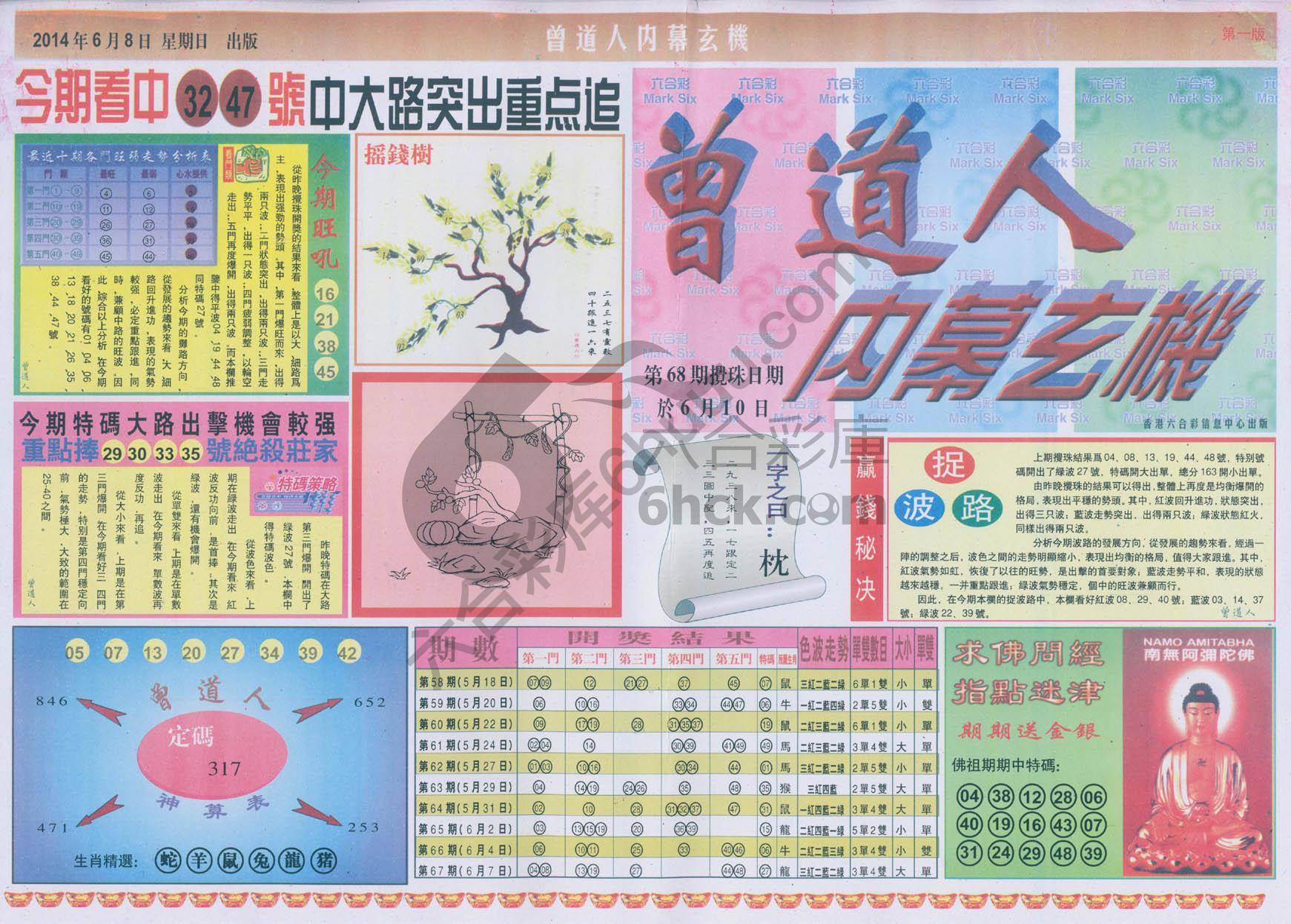 曾道人内幕玄机