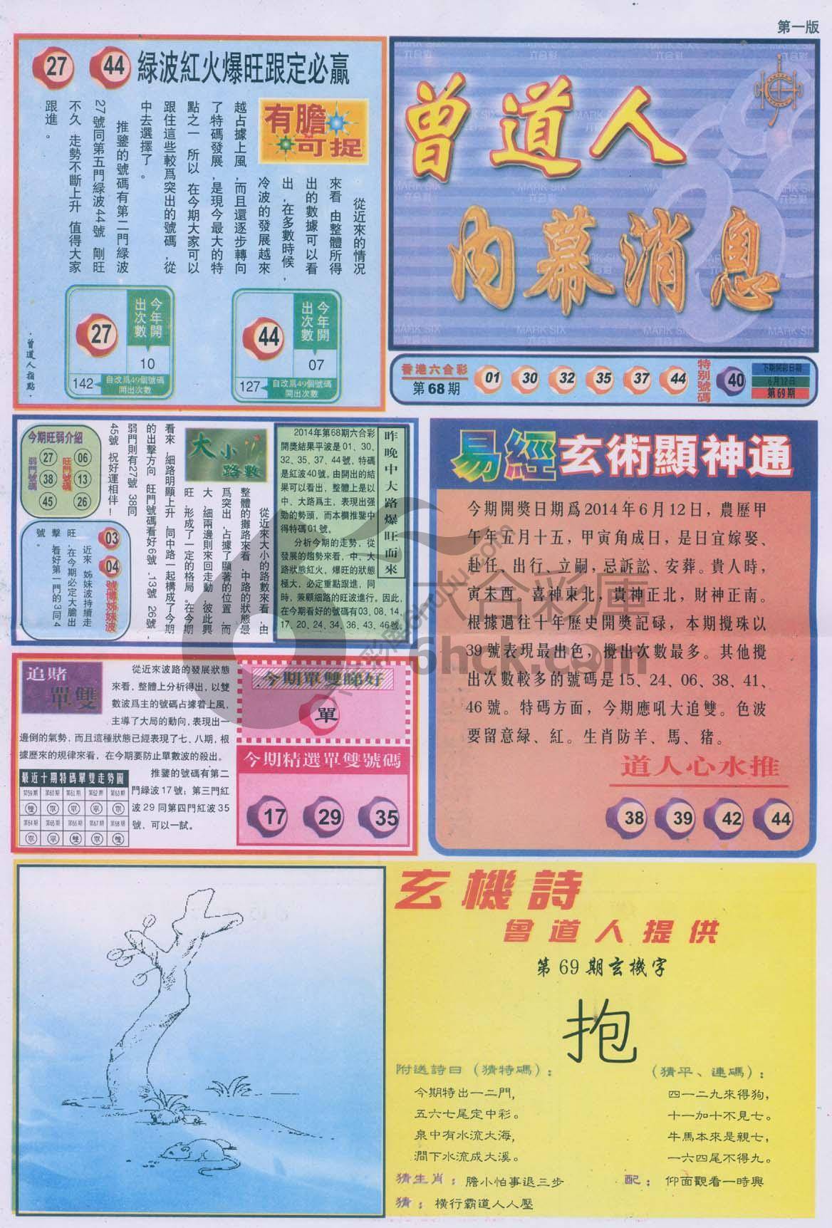 曾道人内幕消息