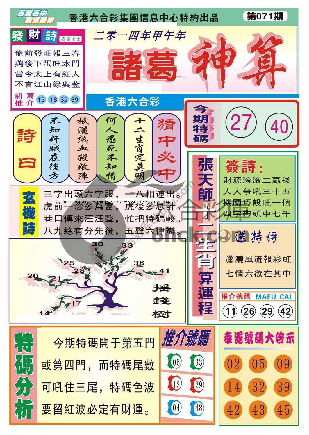 诸葛神算