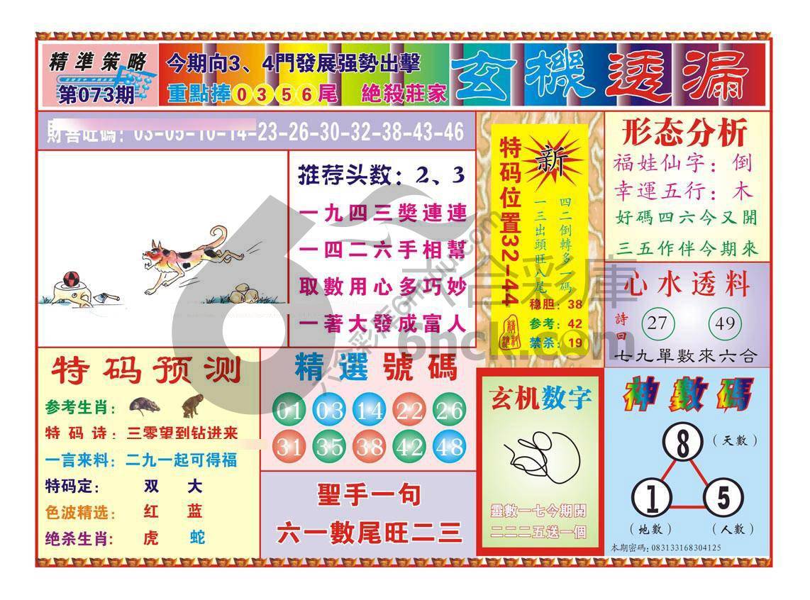玄机透漏