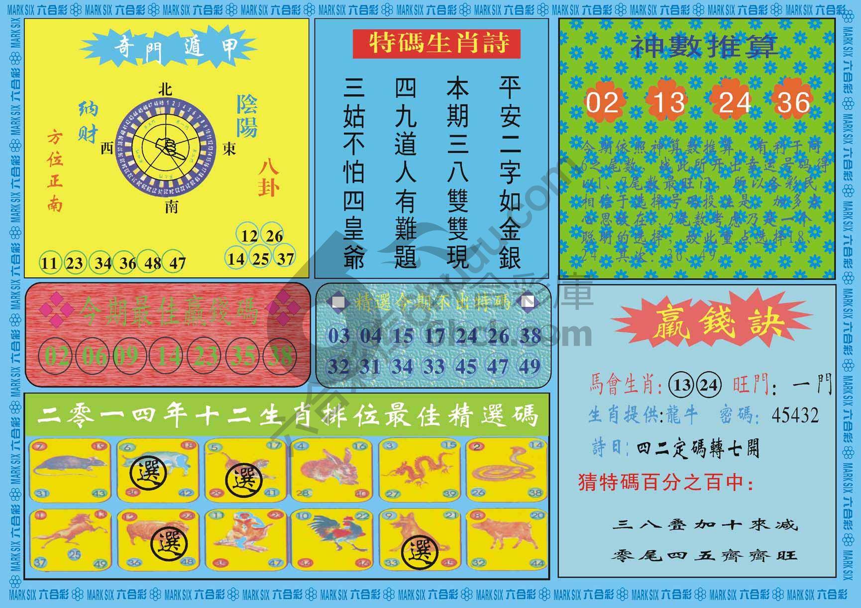 黄大仙灵码