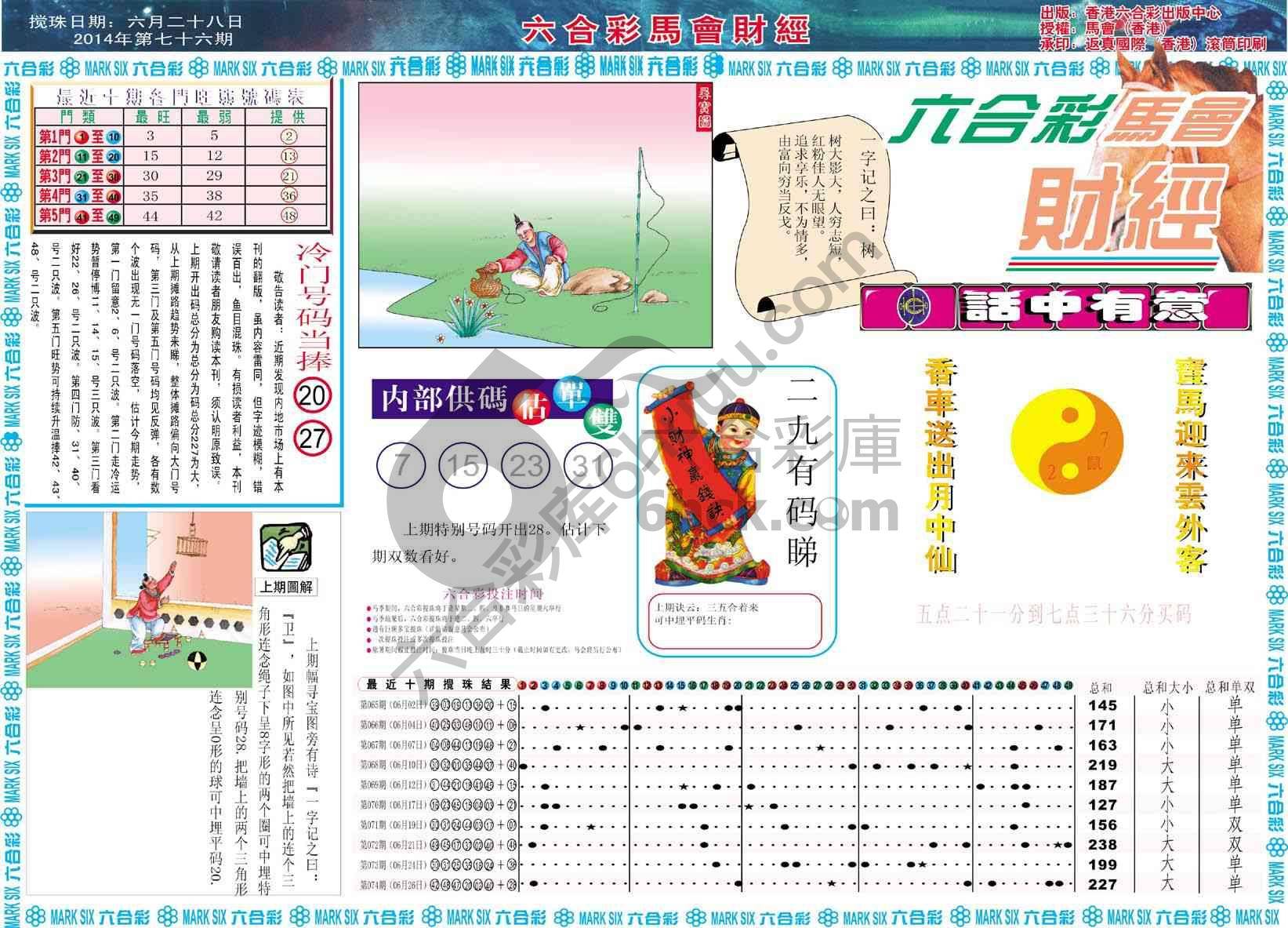 六合彩马会财经