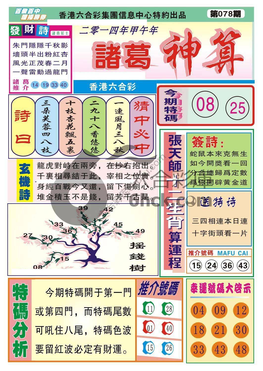 诸葛神算