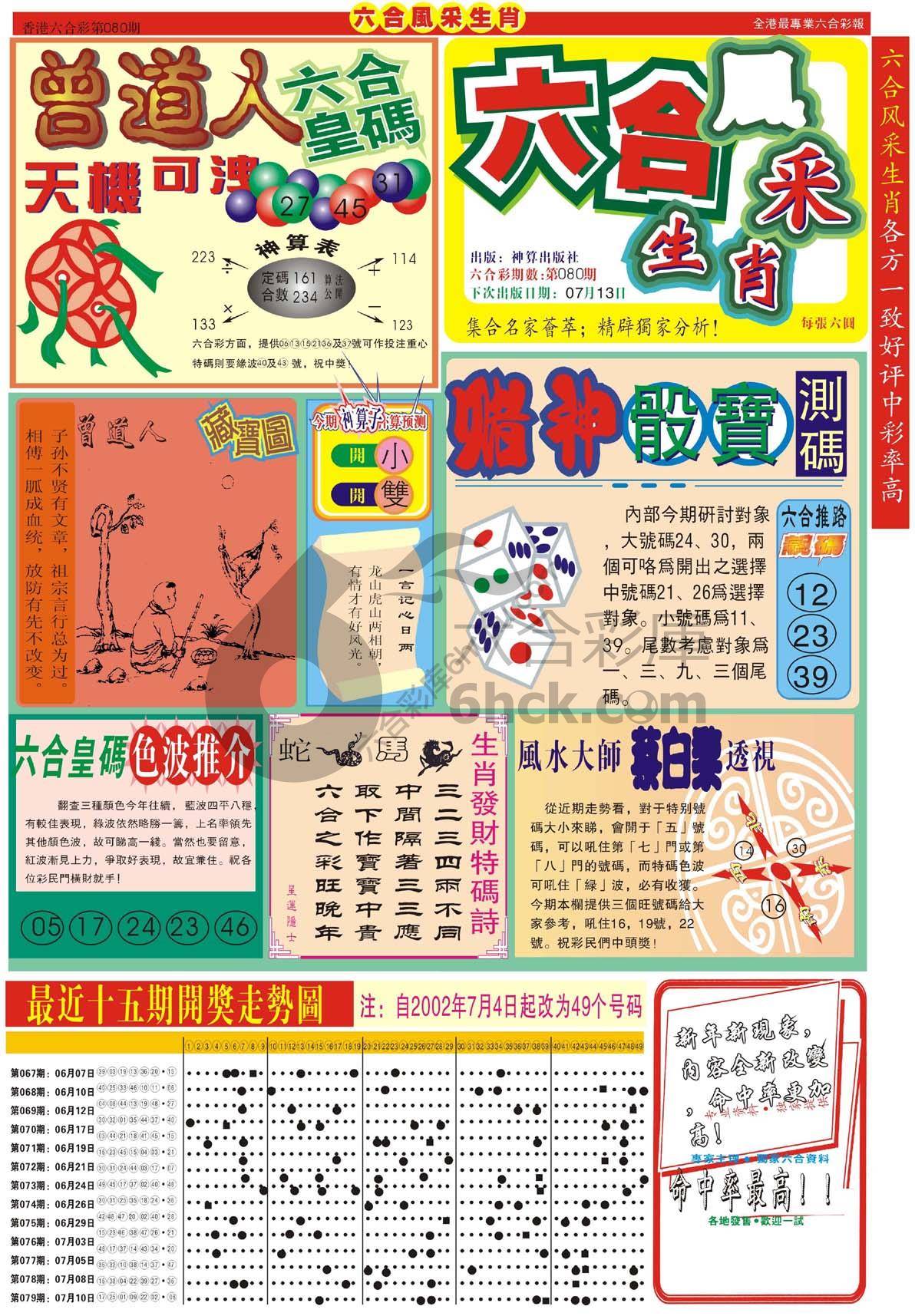 六合风采生肖