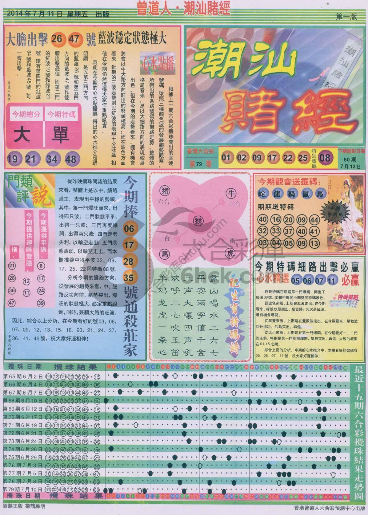 曾道人潮汕赌经