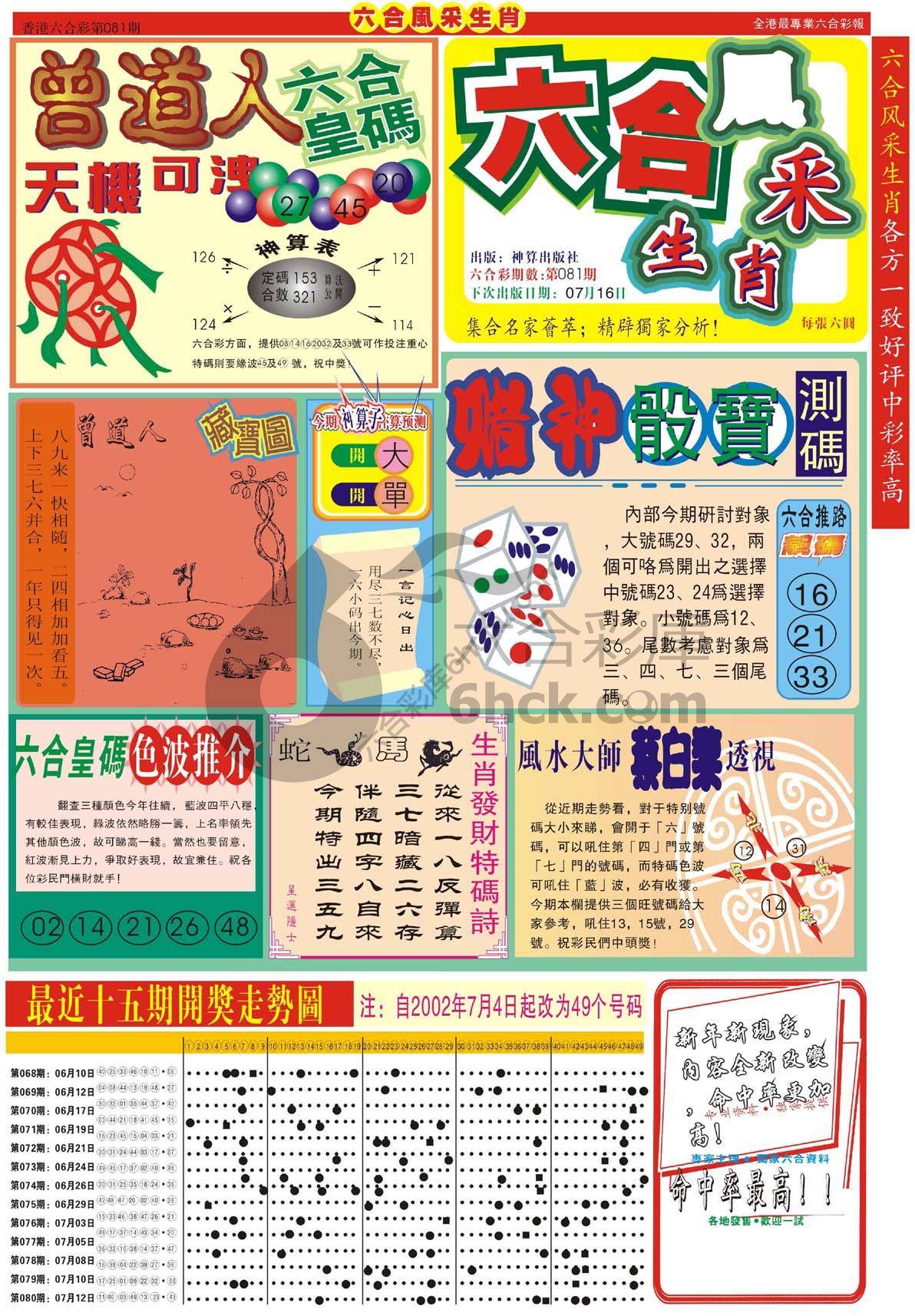 六合风采生肖