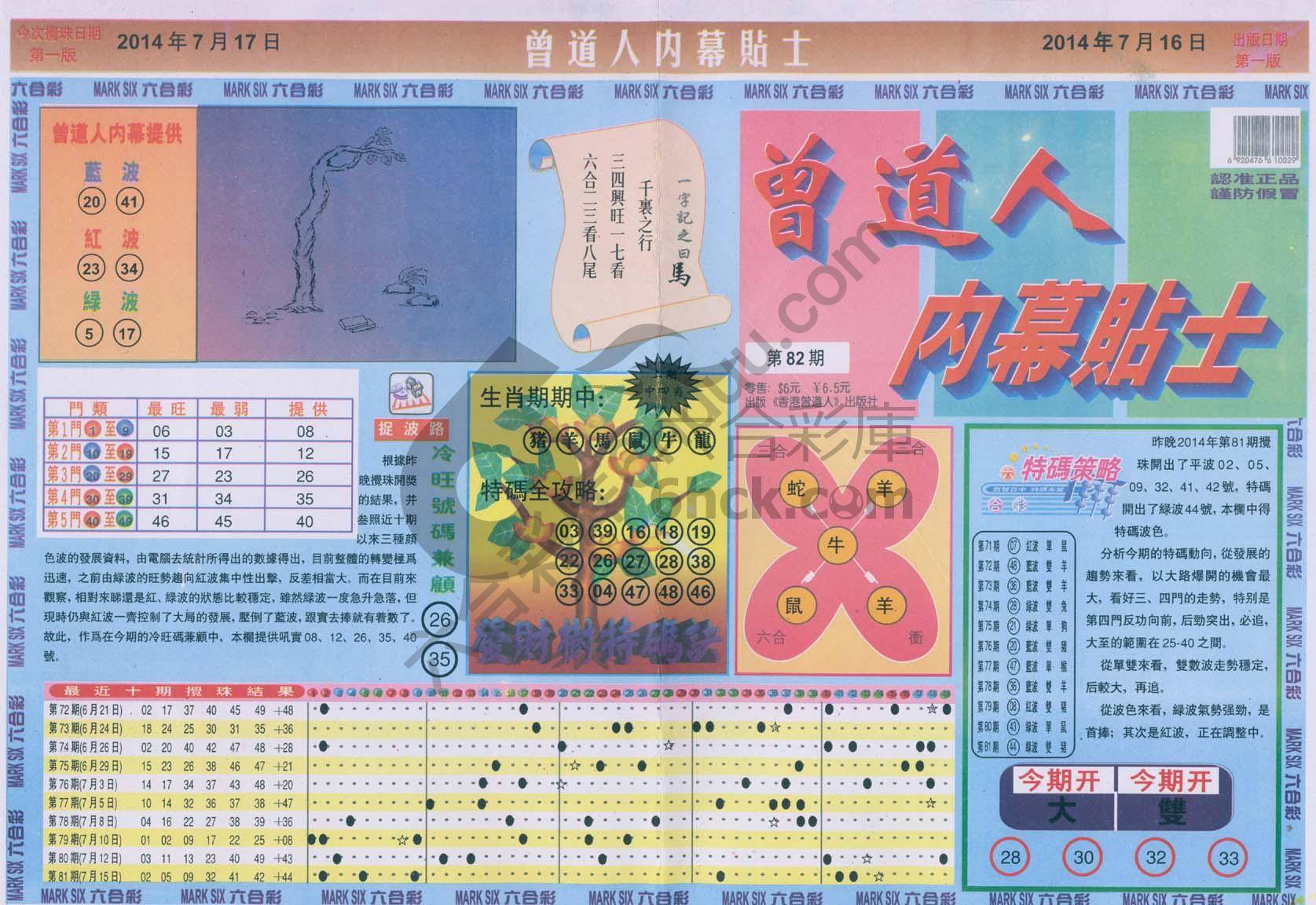 曾道人内幕贴士