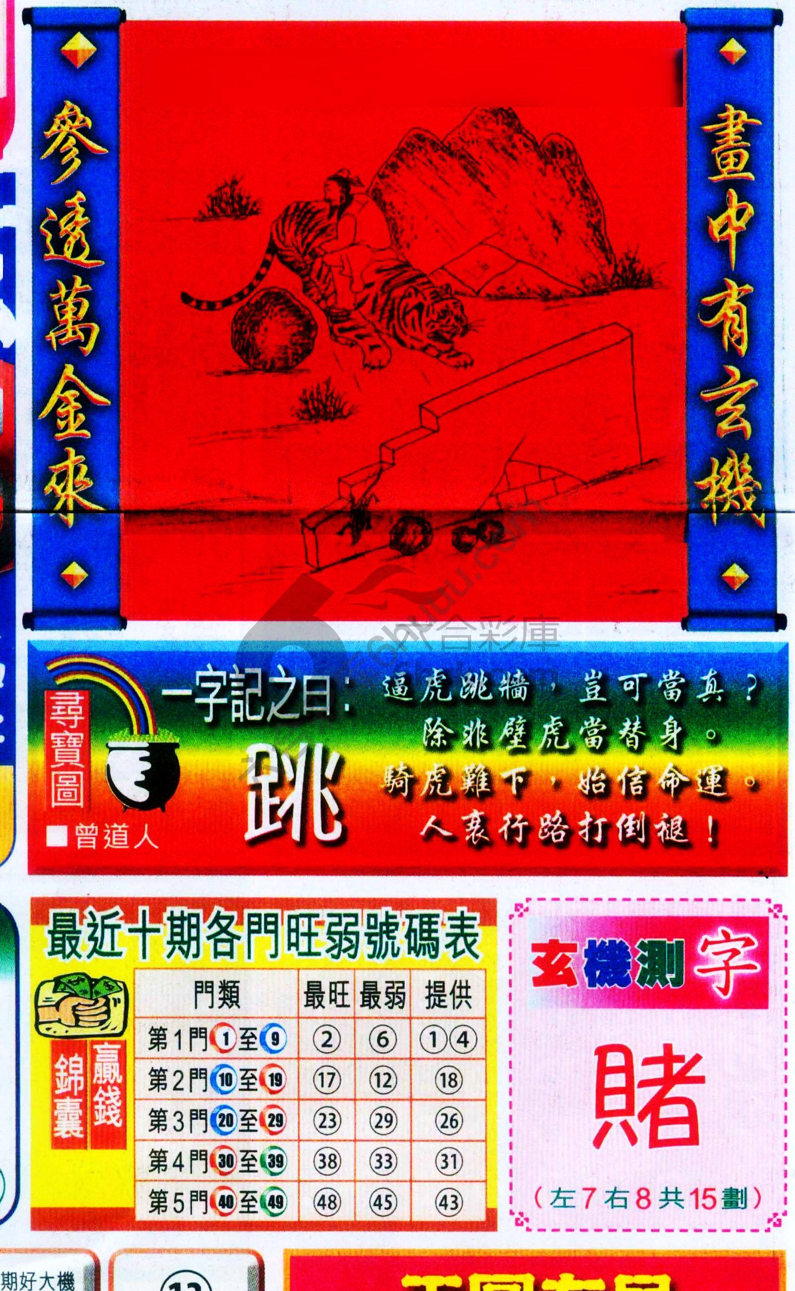 高清跑狗图