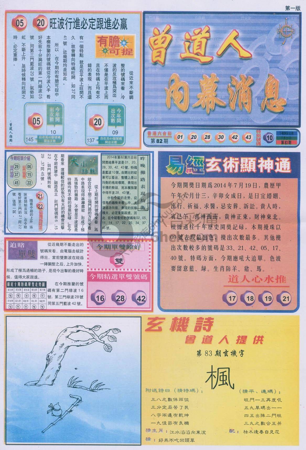 曾道人内幕消息