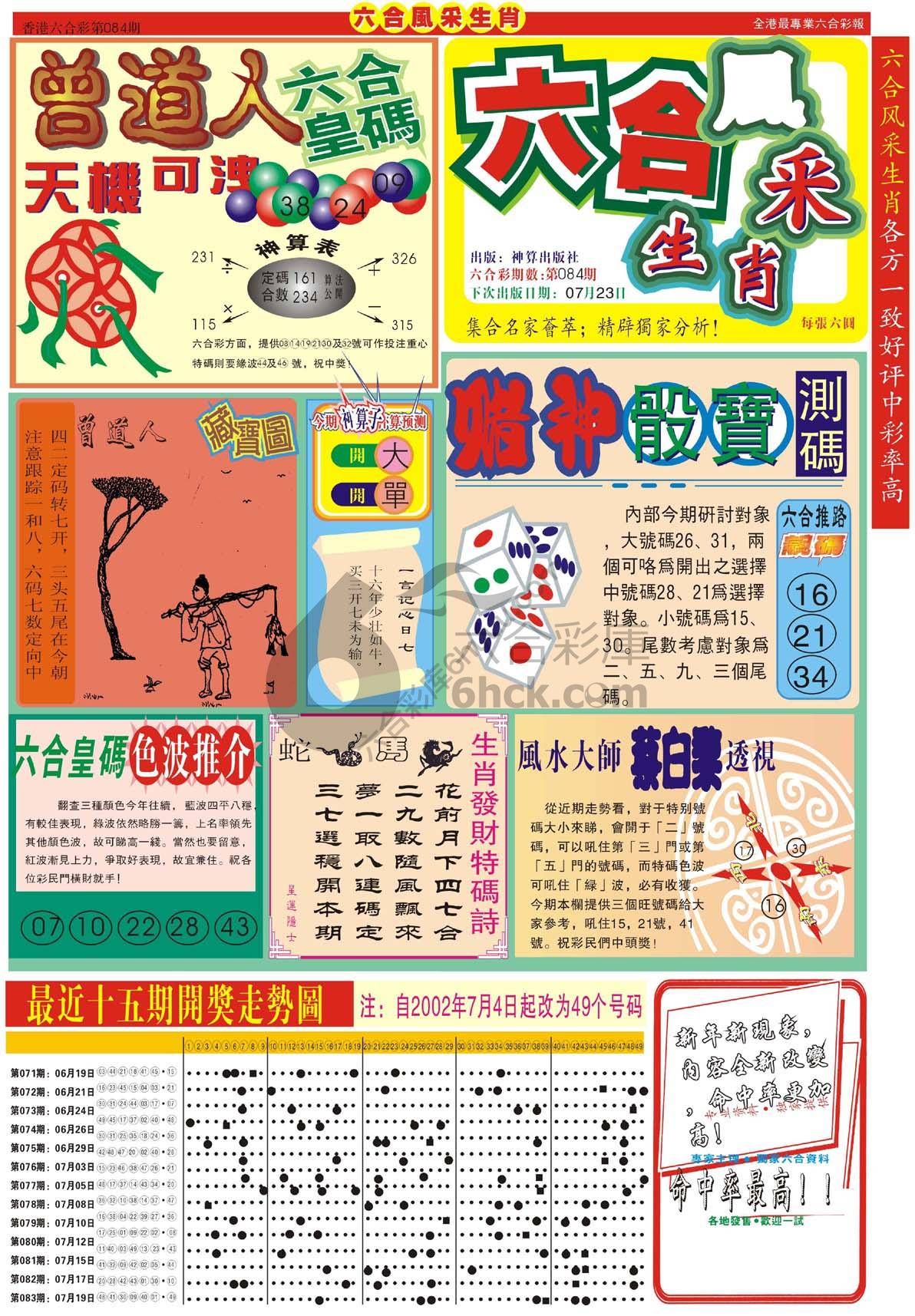 六合风采生肖