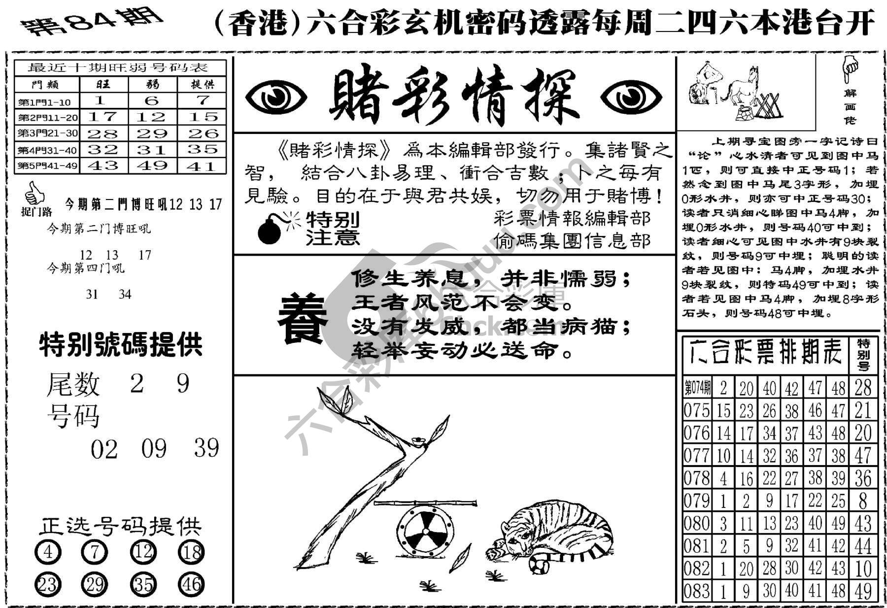 赌彩情探