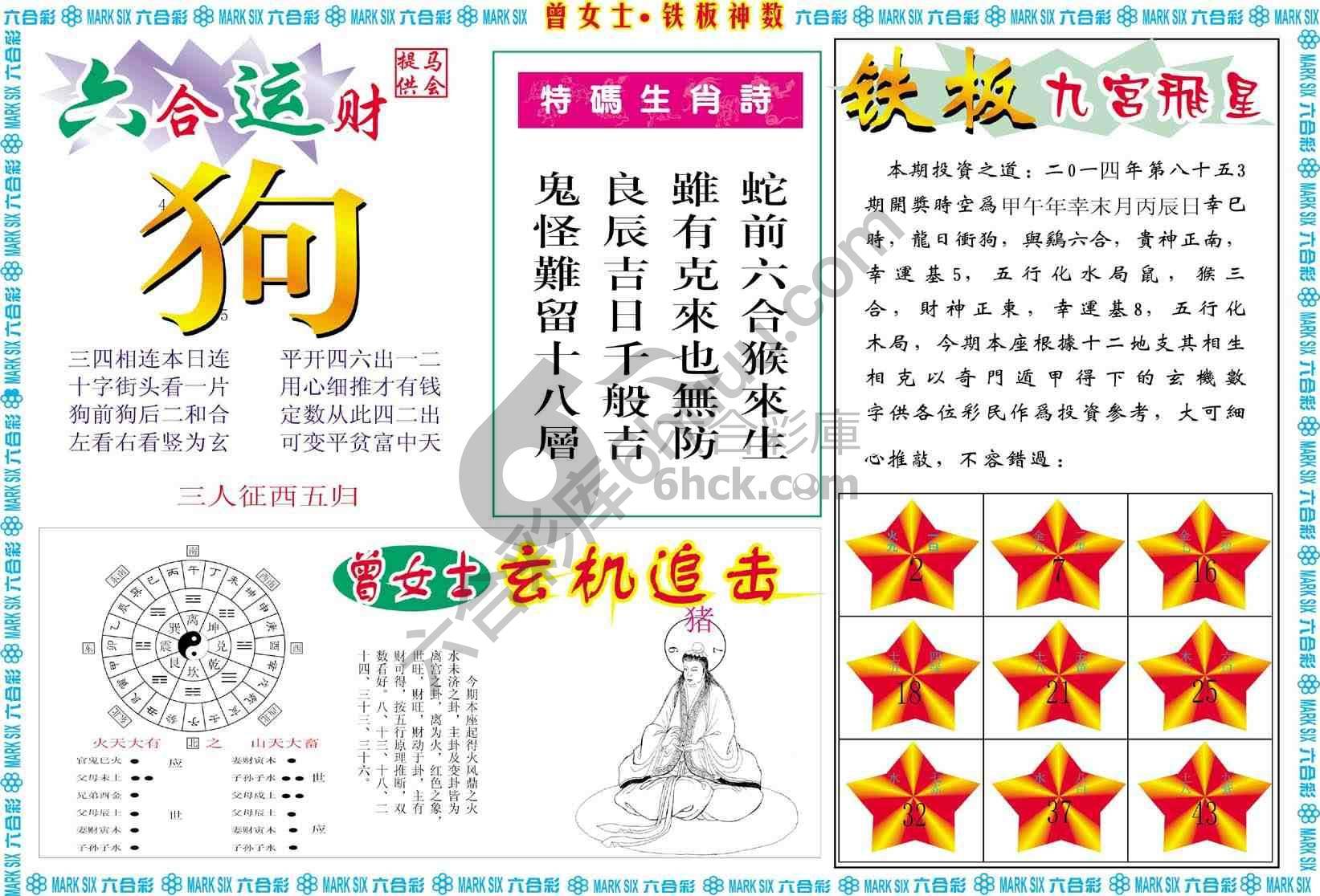 曾女士铁板神数